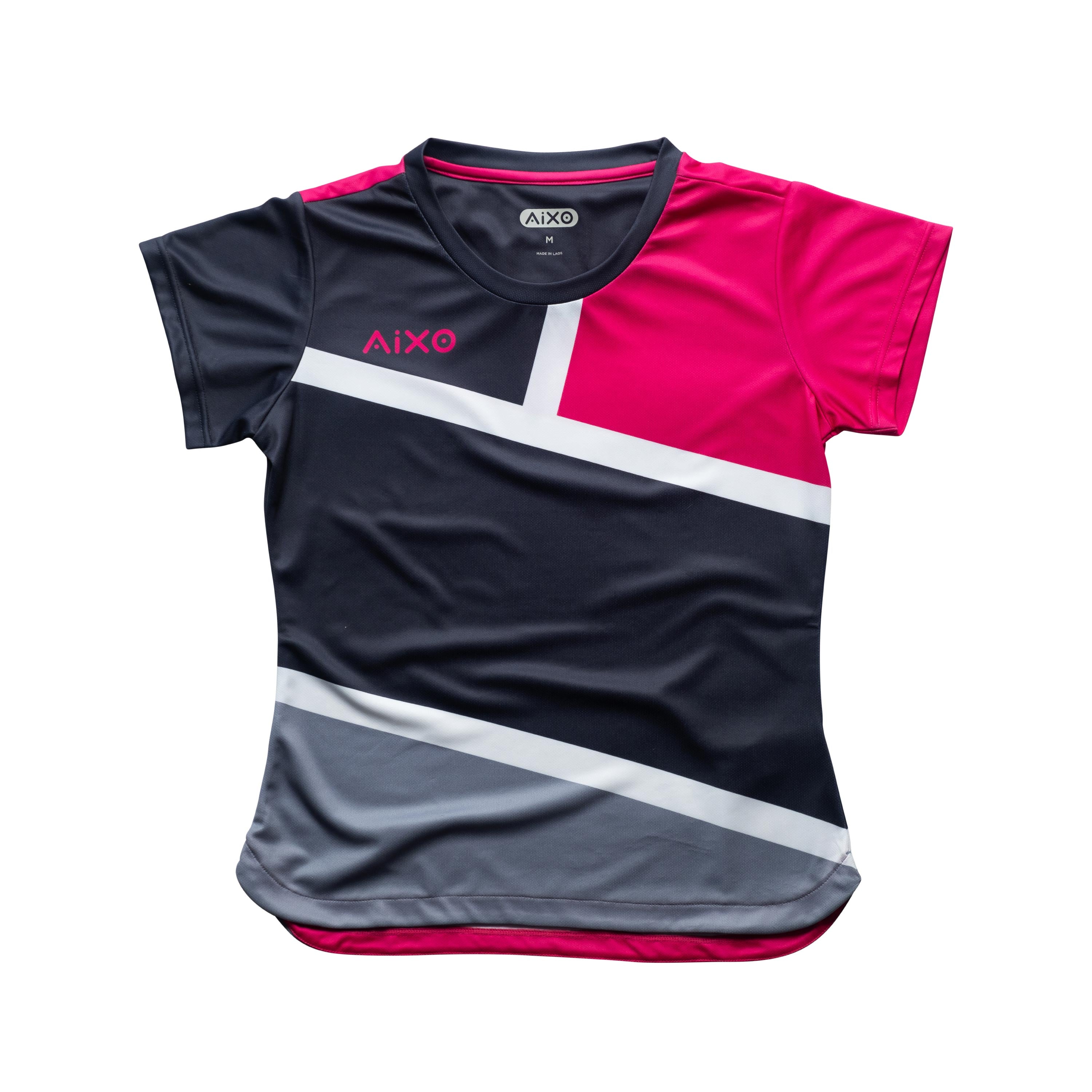 Aixo Court Womens T Shirt Graphite Graphite T Shirt Aixo