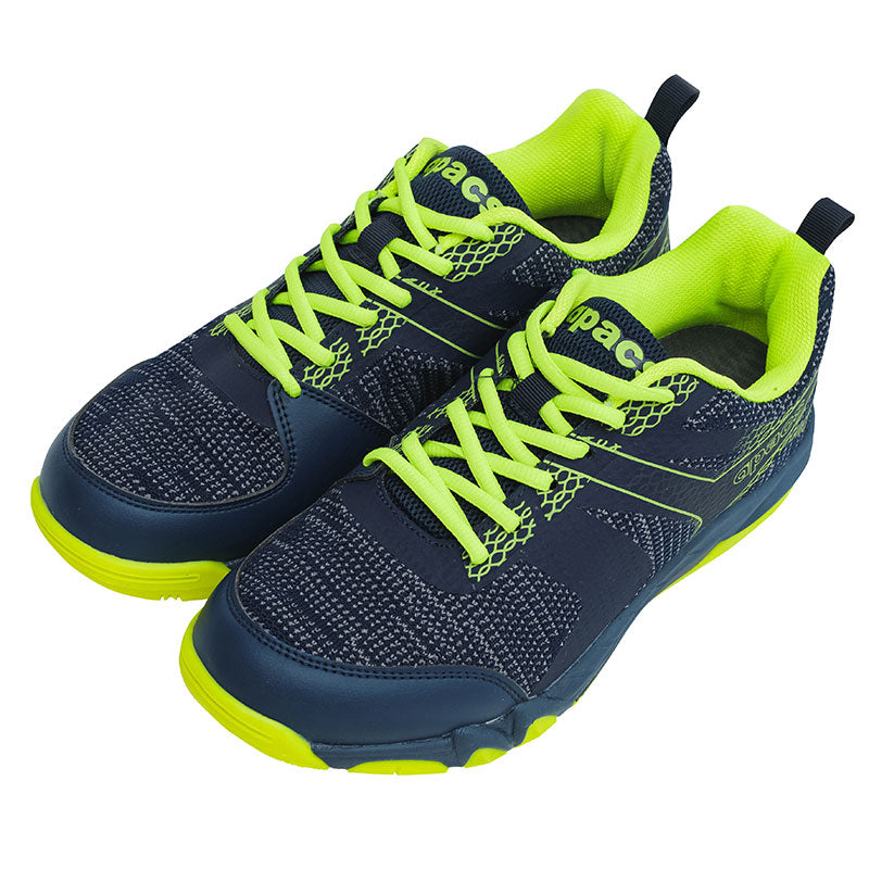 Apacs CP 503-XY Badminton Shoes - Navy/Neon Green - UK 11 Badminton Shoes Apacs