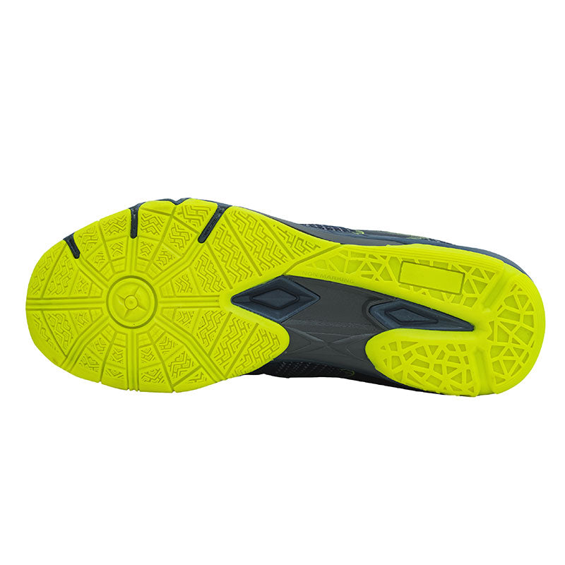 Apacs CP 503-XY Badminton Shoes - Navy/Neon Green - UK 11 Badminton Shoes Apacs