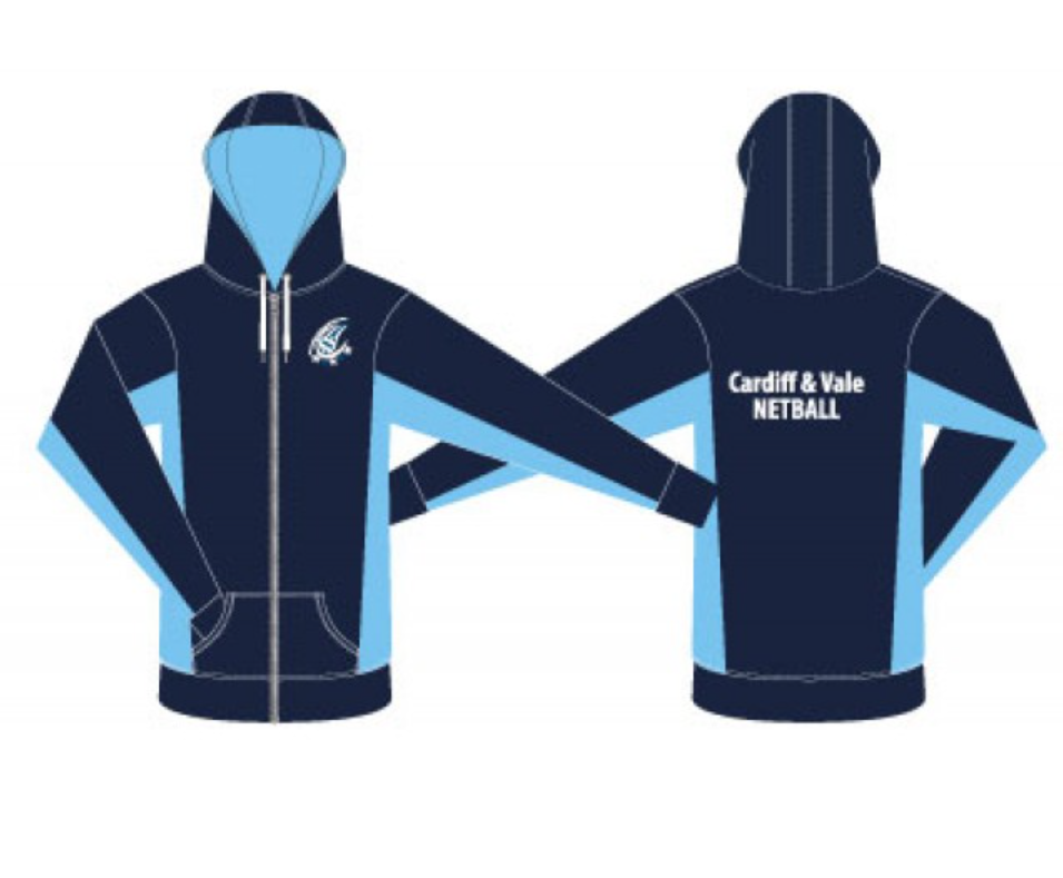 Cardiff & Vale Netball Zip Hoodie
