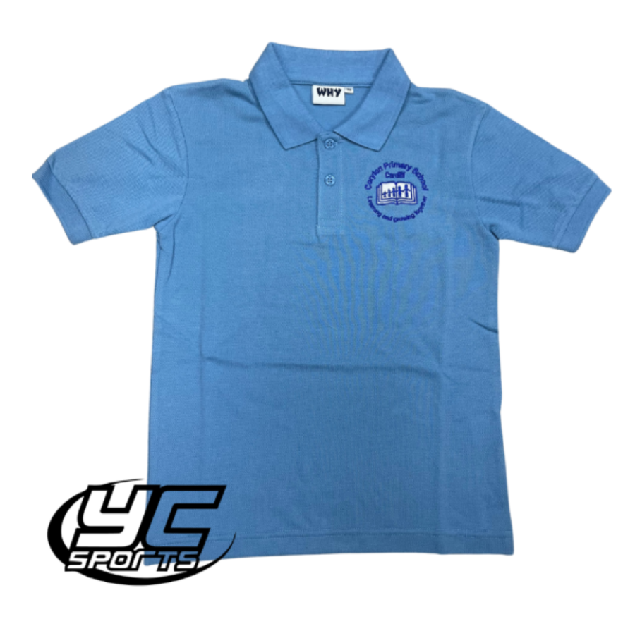 Coryton Primary School Polo Sky