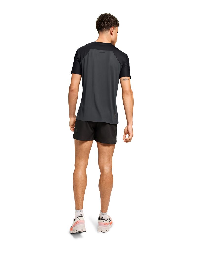 On Performance-T 3 Men Black Clothing On Running