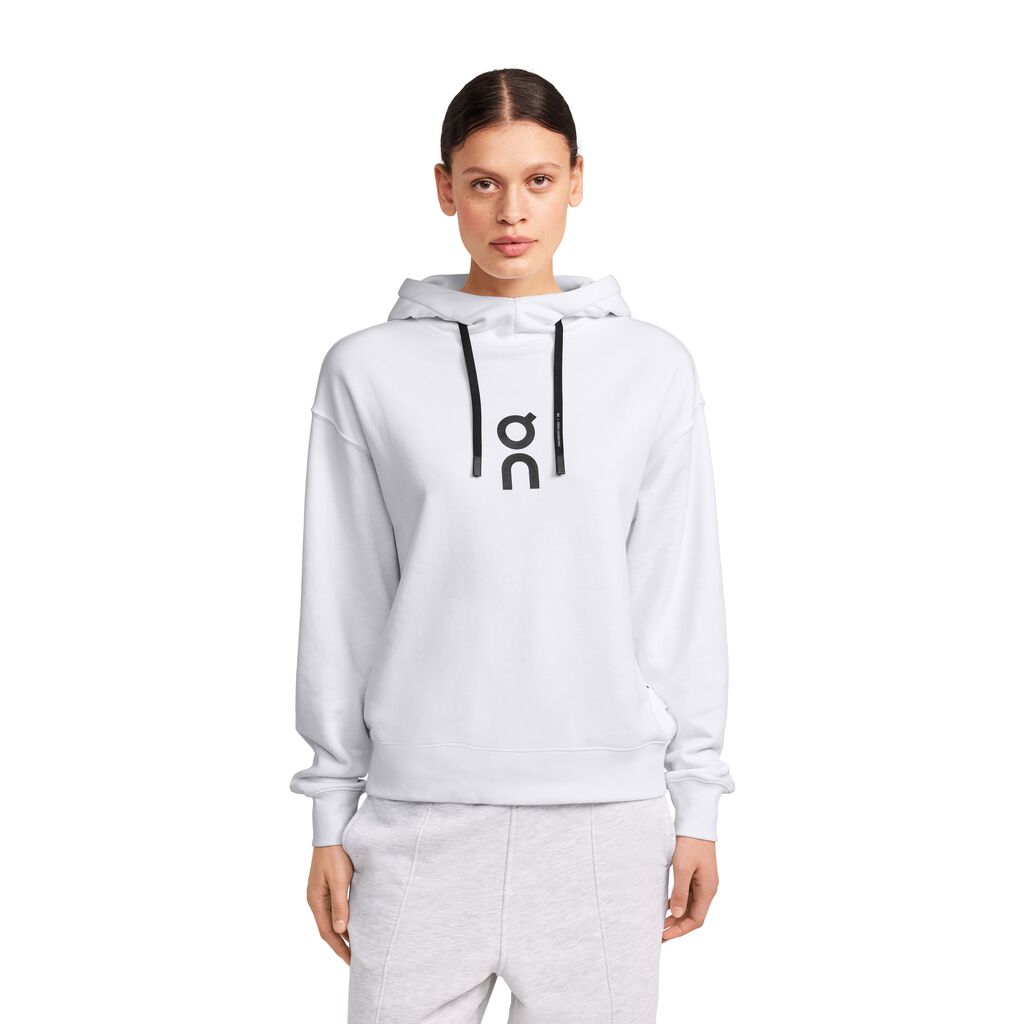 On Club Hoodie Women White Clothing On Running