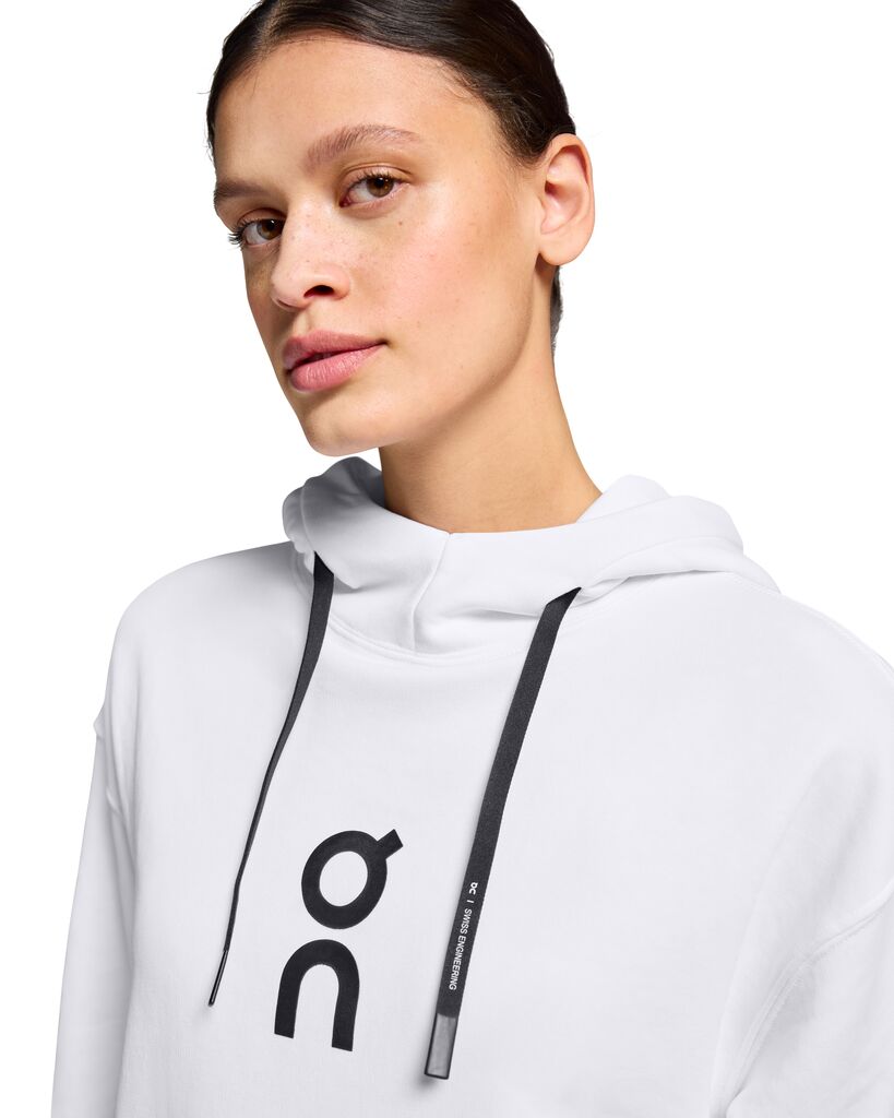 On Club Hoodie Women White Clothing On Running