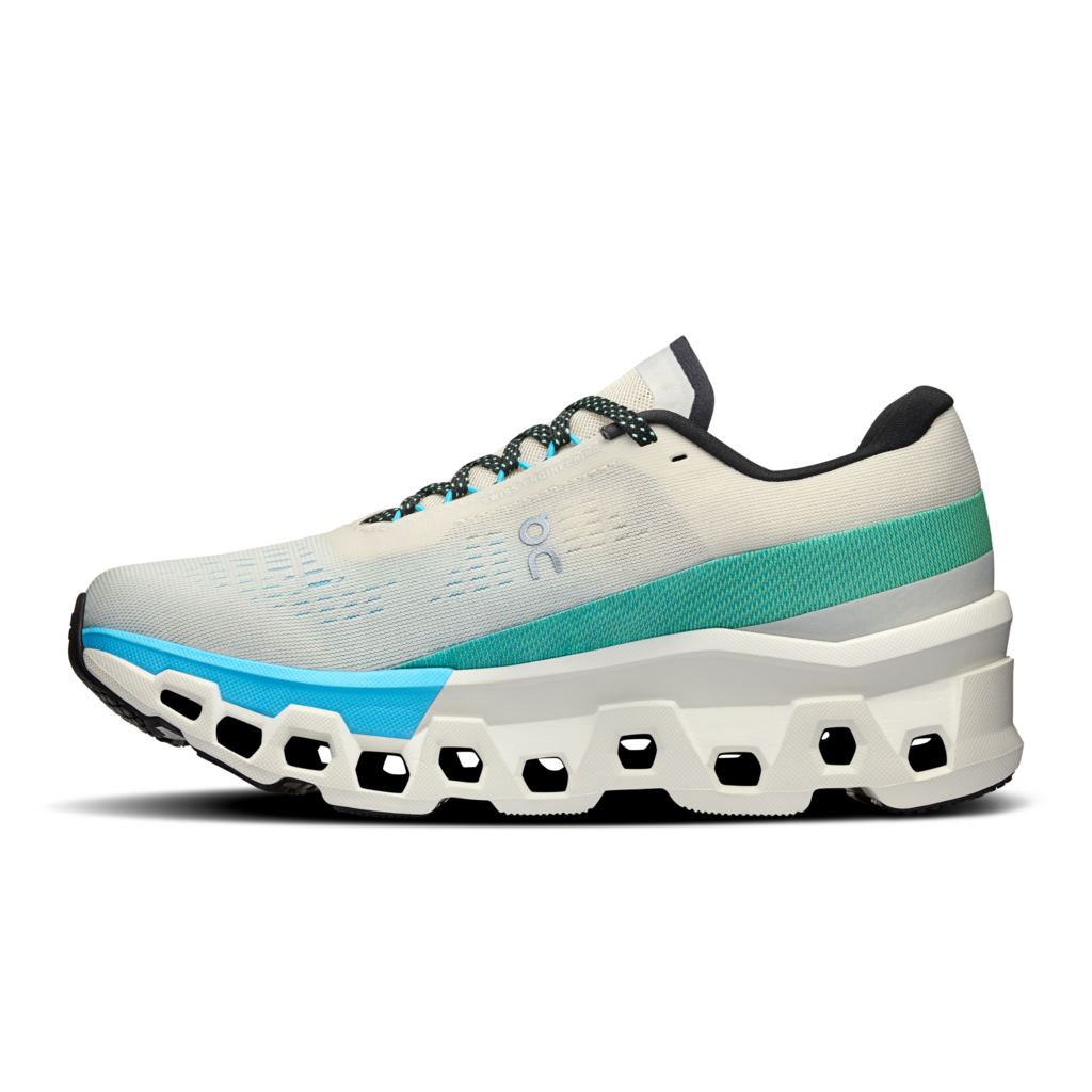 On Cloudmonster 2 Running Shoes Women - Cream/Horizon Running Shoes On Running