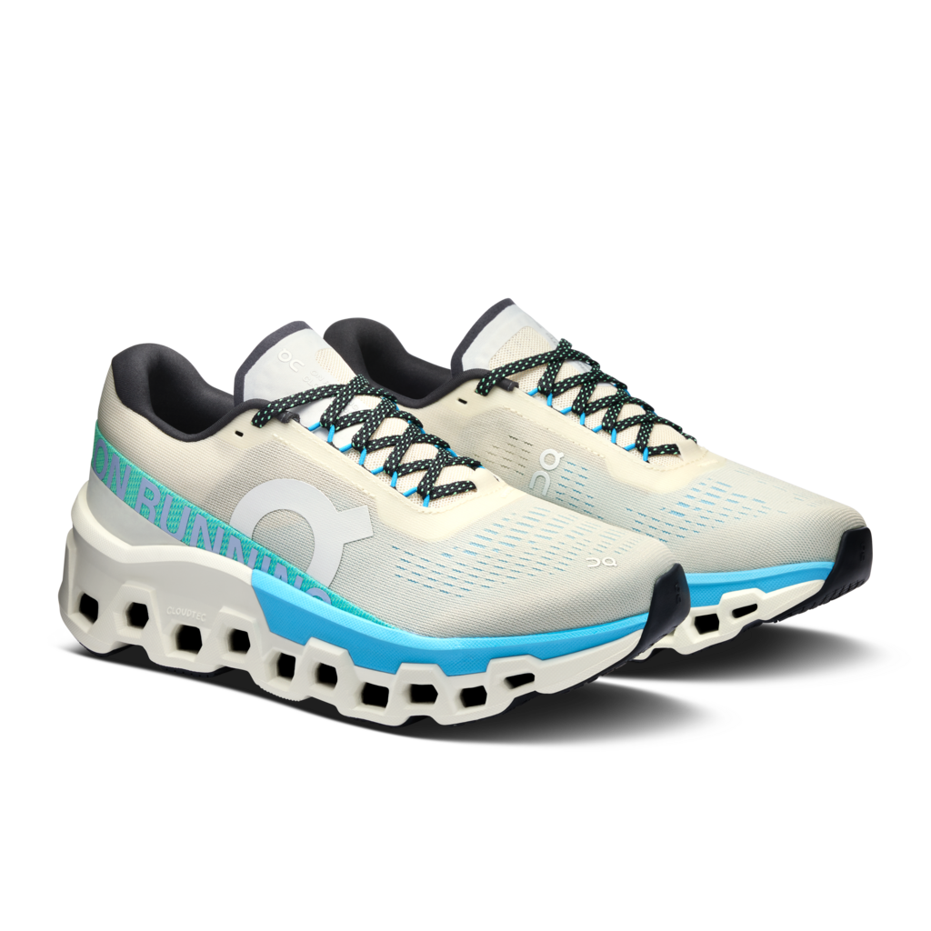 On Cloudmonster 2 Running Shoes Women - Cream/Horizon Running Shoes On Running