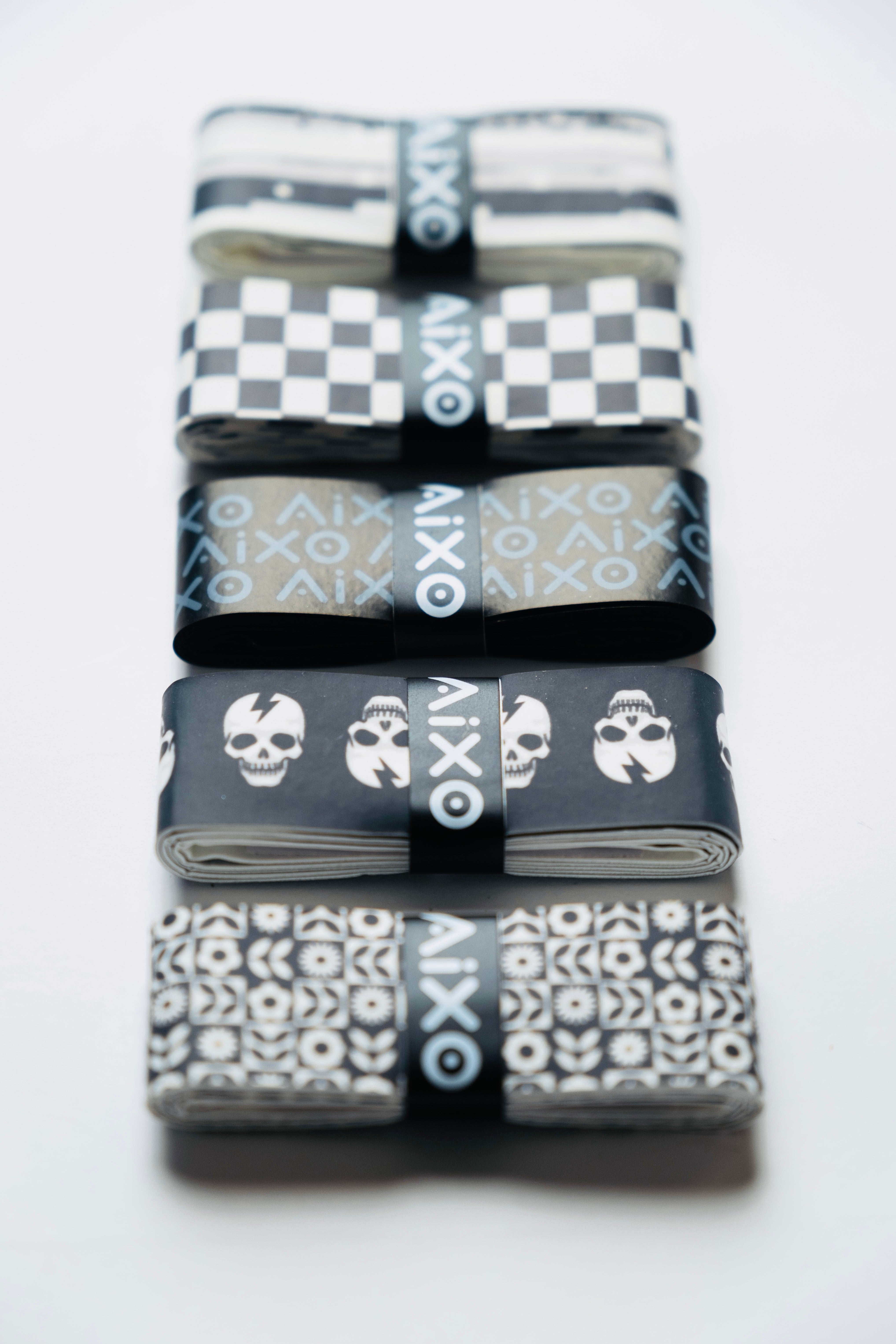 Aixo Checker Dry Overgrip Black & Yellow