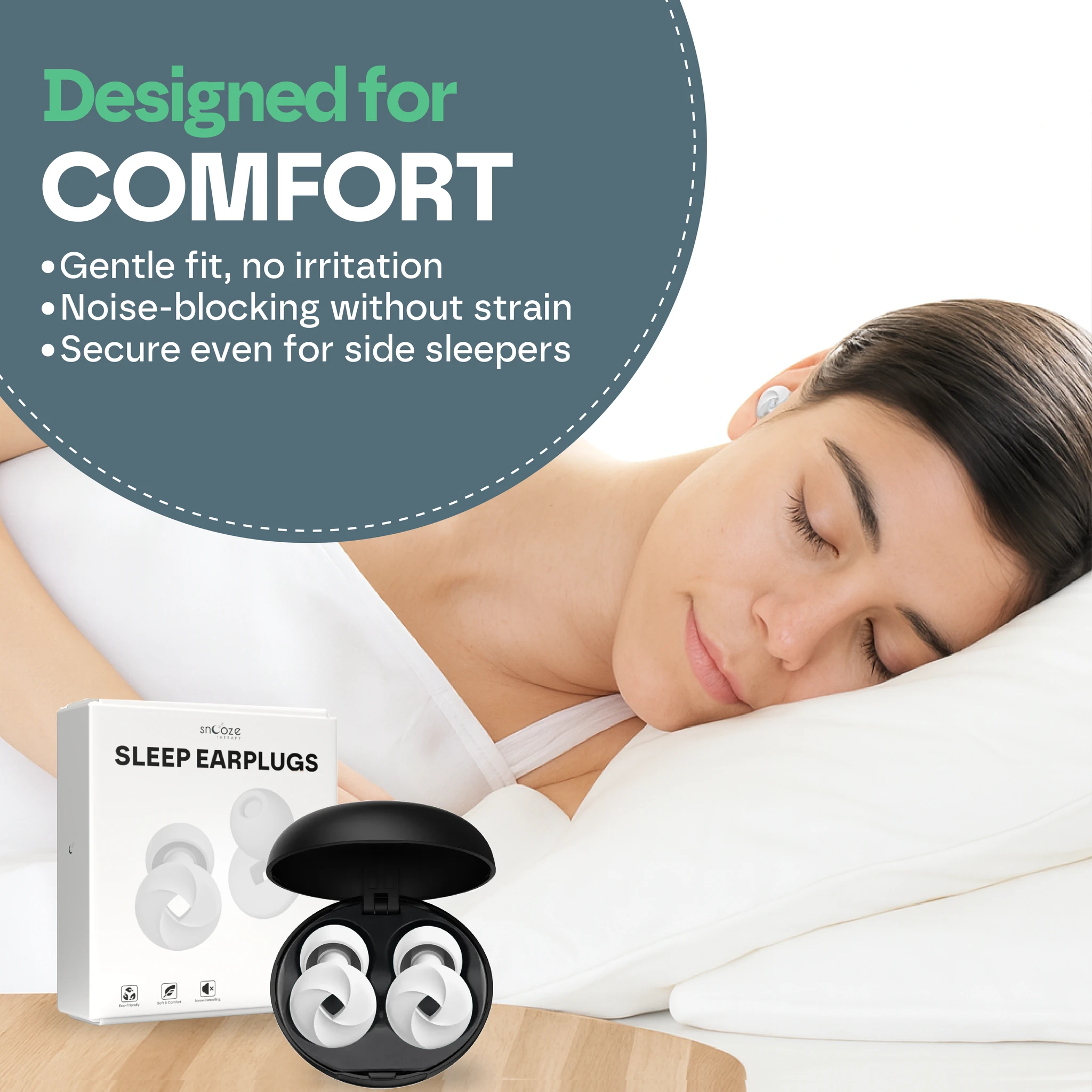 Sleep Ear Plugs Snooze Therapy