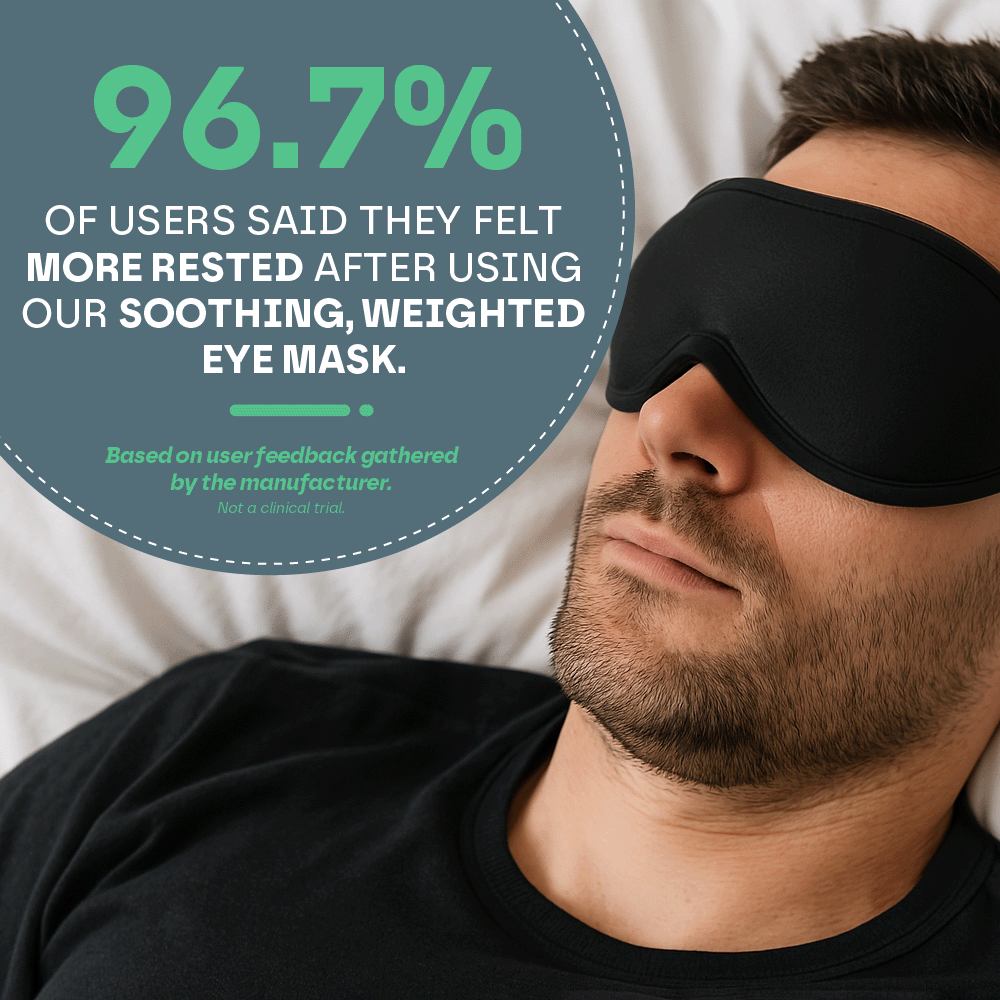 3D Weighted Eye Mask Snooze Therapy