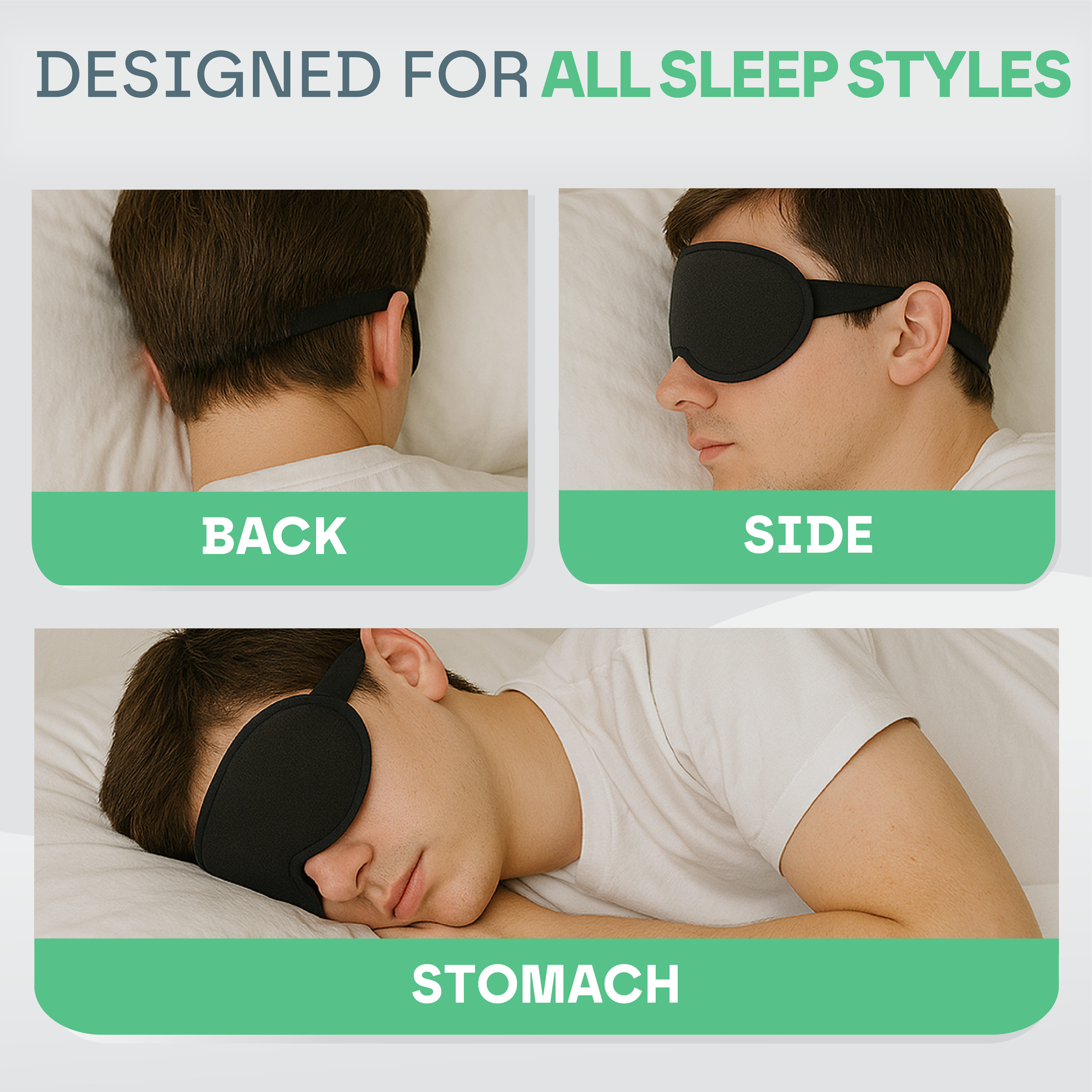 3D Weighted Eye Mask Snooze Therapy