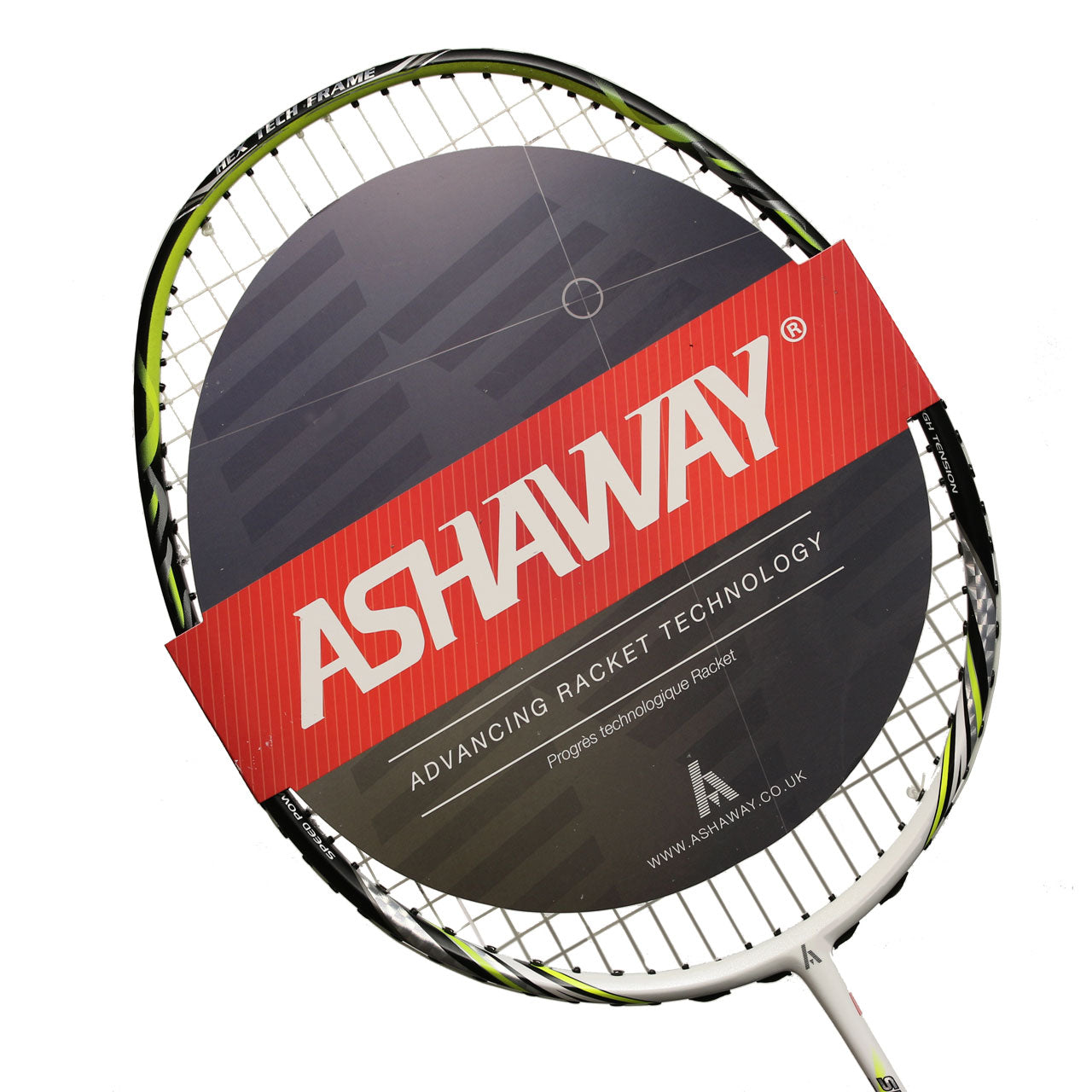 Ashaway Superlight 10 Hex Badminton Racket (Strung) - Yellow