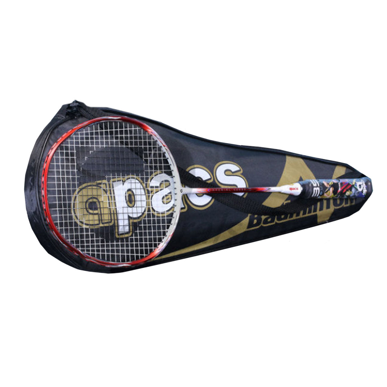 Apacs Imperial Speed Badminton Racket - White/Red Badminton Rackets Apacs