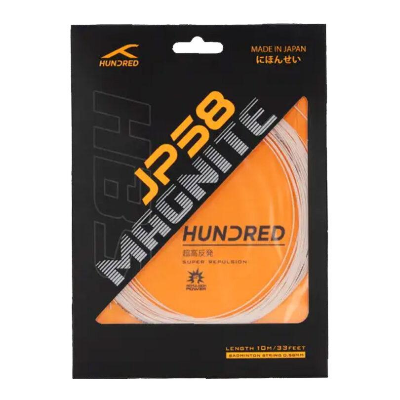 Hundred JP58 Magnite Badminton String Set - White Ice White 10m Set String (Packs) Hundred