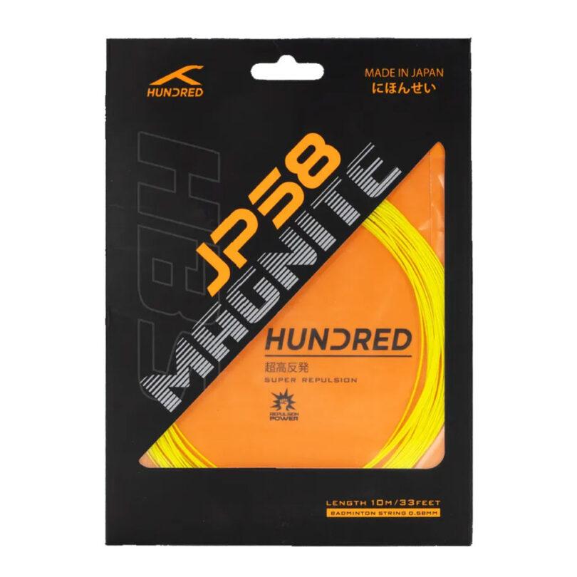 Hundred JP58 Magnite Badminton String Set - Yellow String (Packs) Hundred
