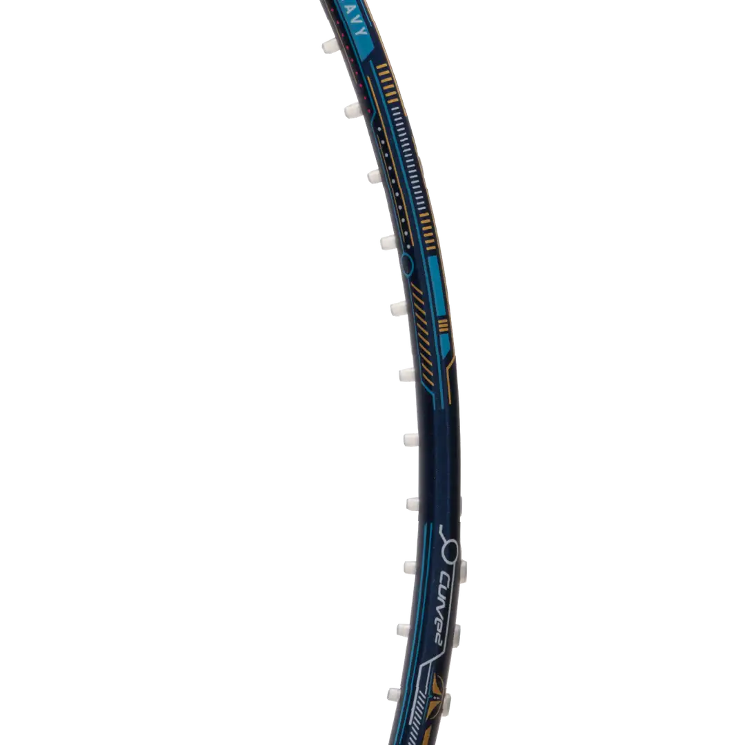 Hundred Atomic Air 78 5U Badminton Racket -Navy/Silver Badminton Rackets Hundred