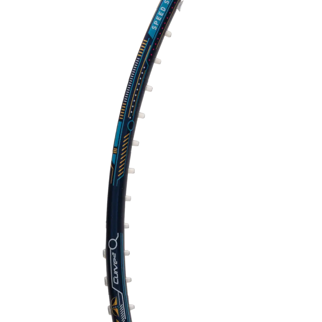 Hundred Atomic Air 78 5U Badminton Racket -Navy/Silver Badminton Rackets Hundred