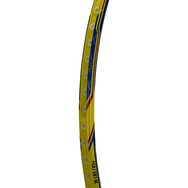 Hundred Atomic X 38 Control 4U Badminton Racket - Black/Lime Badminton Rackets Hundred