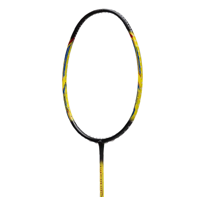 Hundred Atomic X 38 Control 4U Badminton Racket - Black/Lime Badminton Rackets Hundred