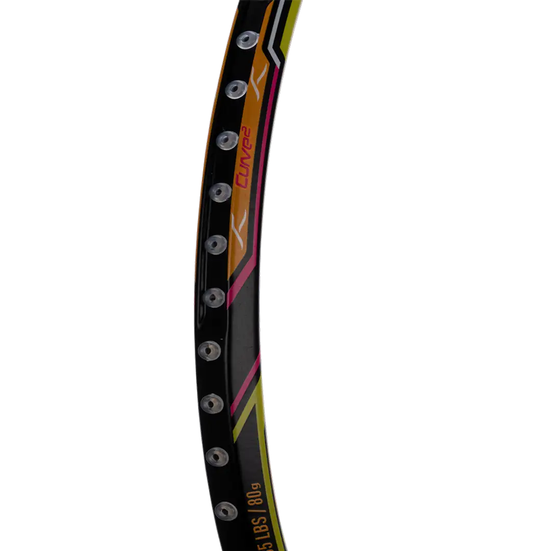 Hundred Atomic X 35 Speed 4U Badminton Racket - Black/Blue Badminton Rackets Hundred