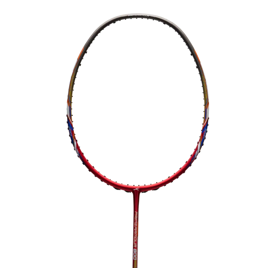 Hundred Primearmour 800 Badminton Racket - Red/Grey Badminton Rackets Hundred