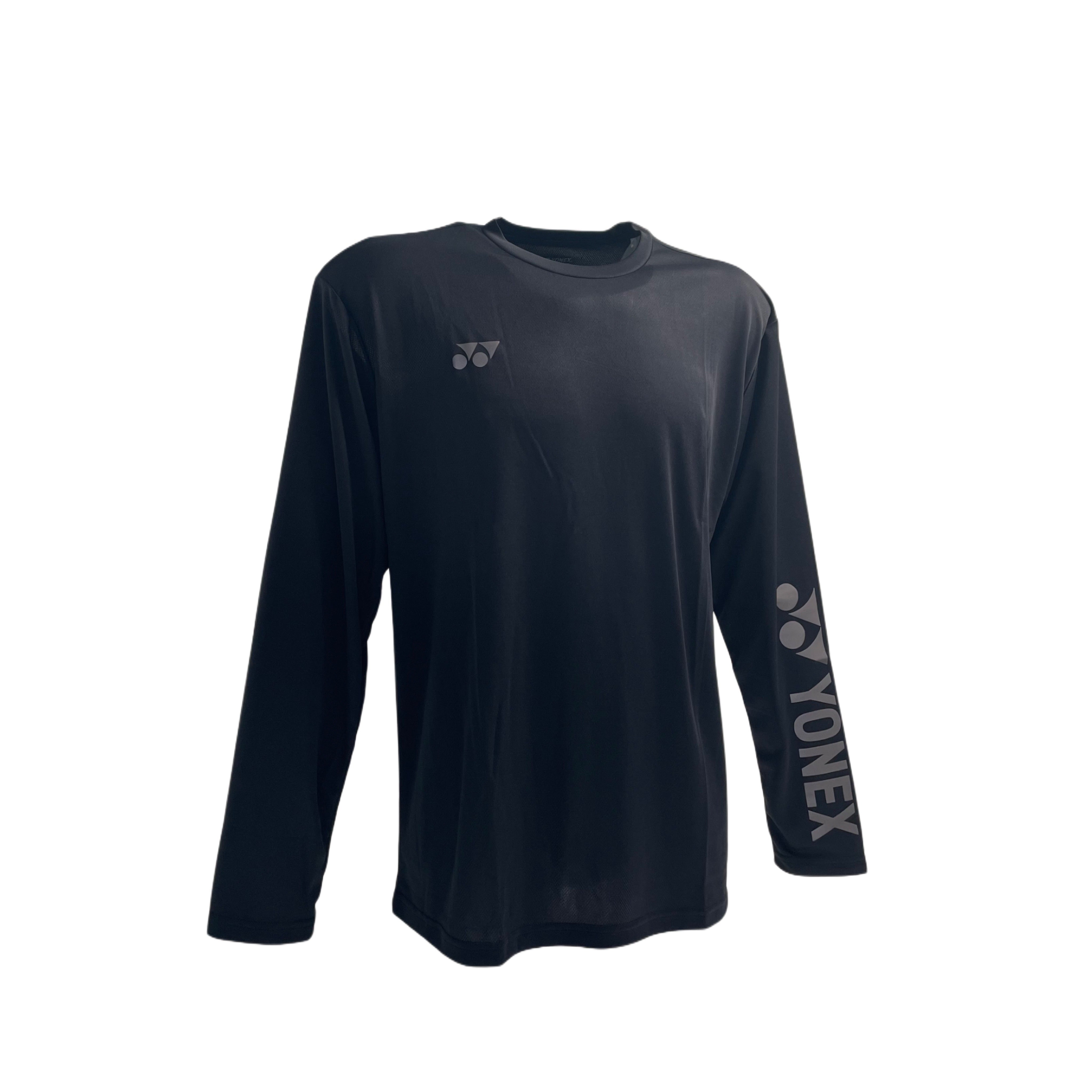 Yonex Blackout YLSS2024 Long Sleeve T-Shirt Unisex BLACK Clothing Yonex