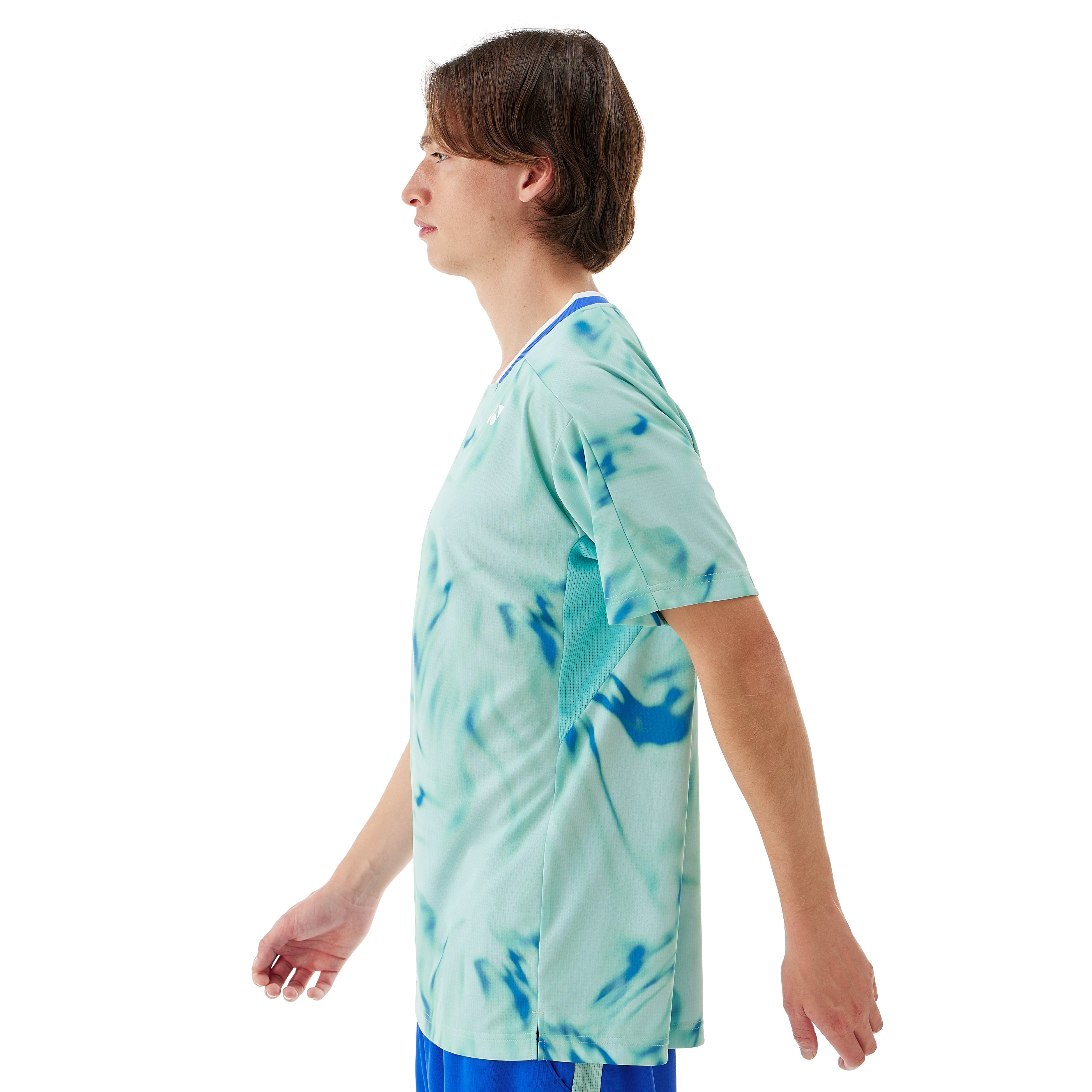 Yonex Men's Crew Neck Shirt 10649EX Peppermint Clothing Yonex