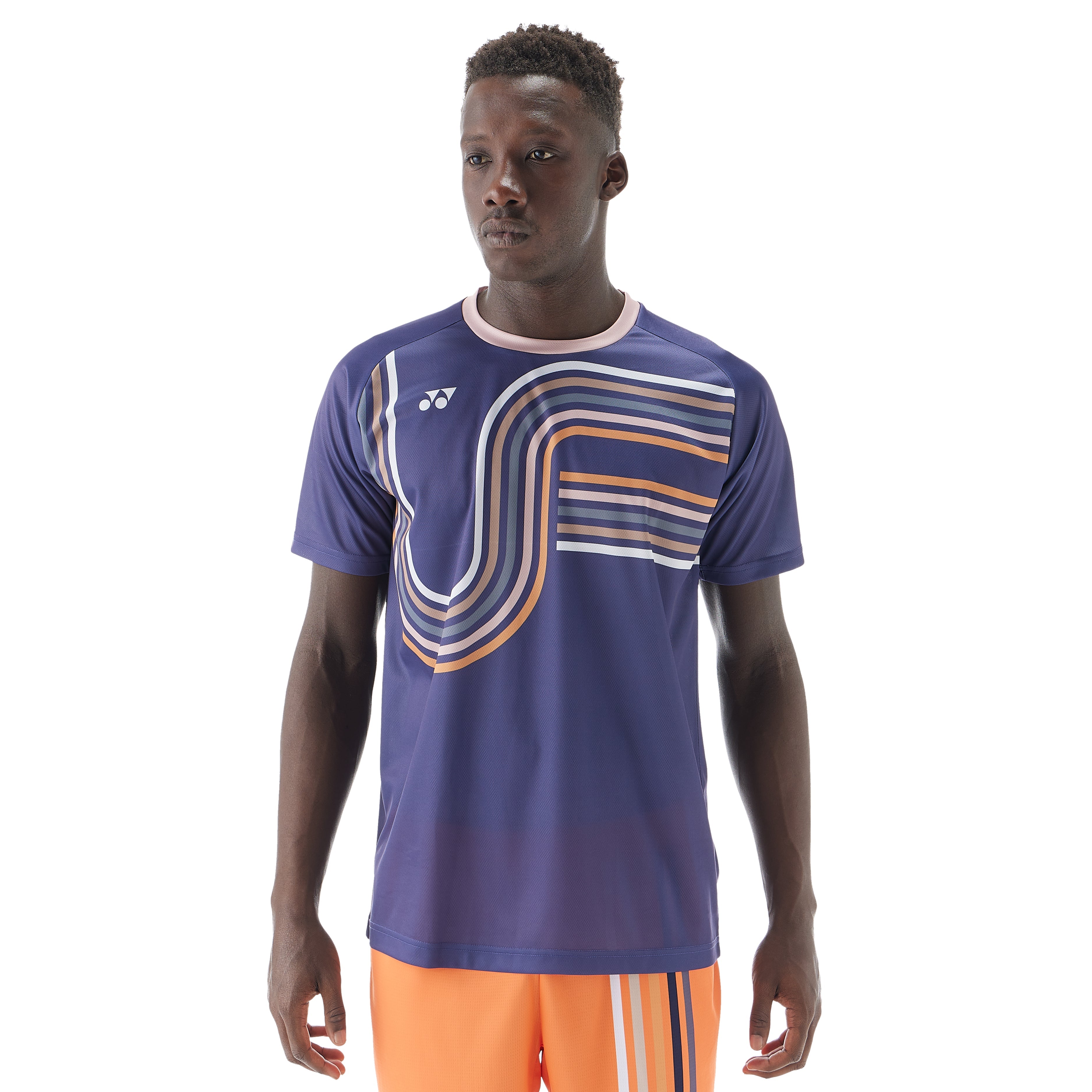 Yonex Crew Neck T-Shirt 16747EX Unisex - Purple Clothing Yonex