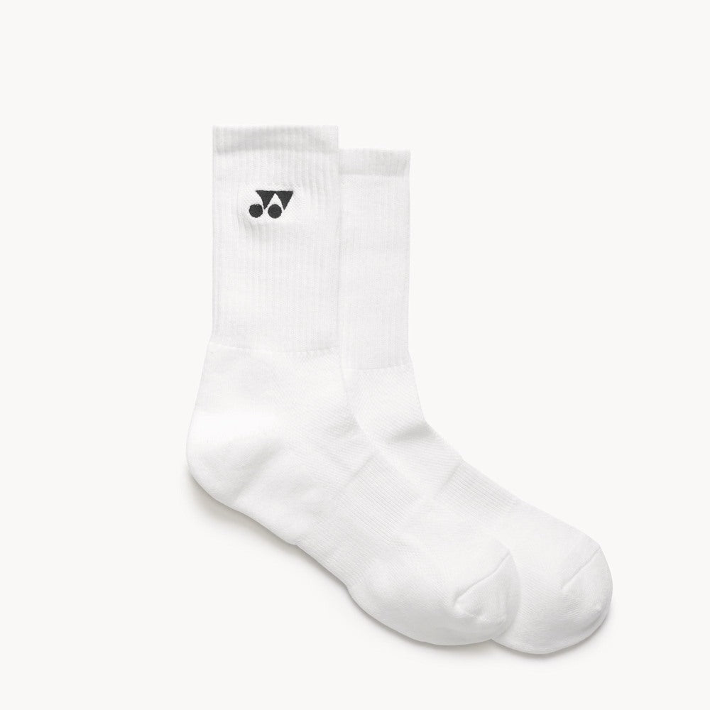 Yonex 19256EX Sport Crew Socks Unisex 3Pack - White White M Clothing Yonex