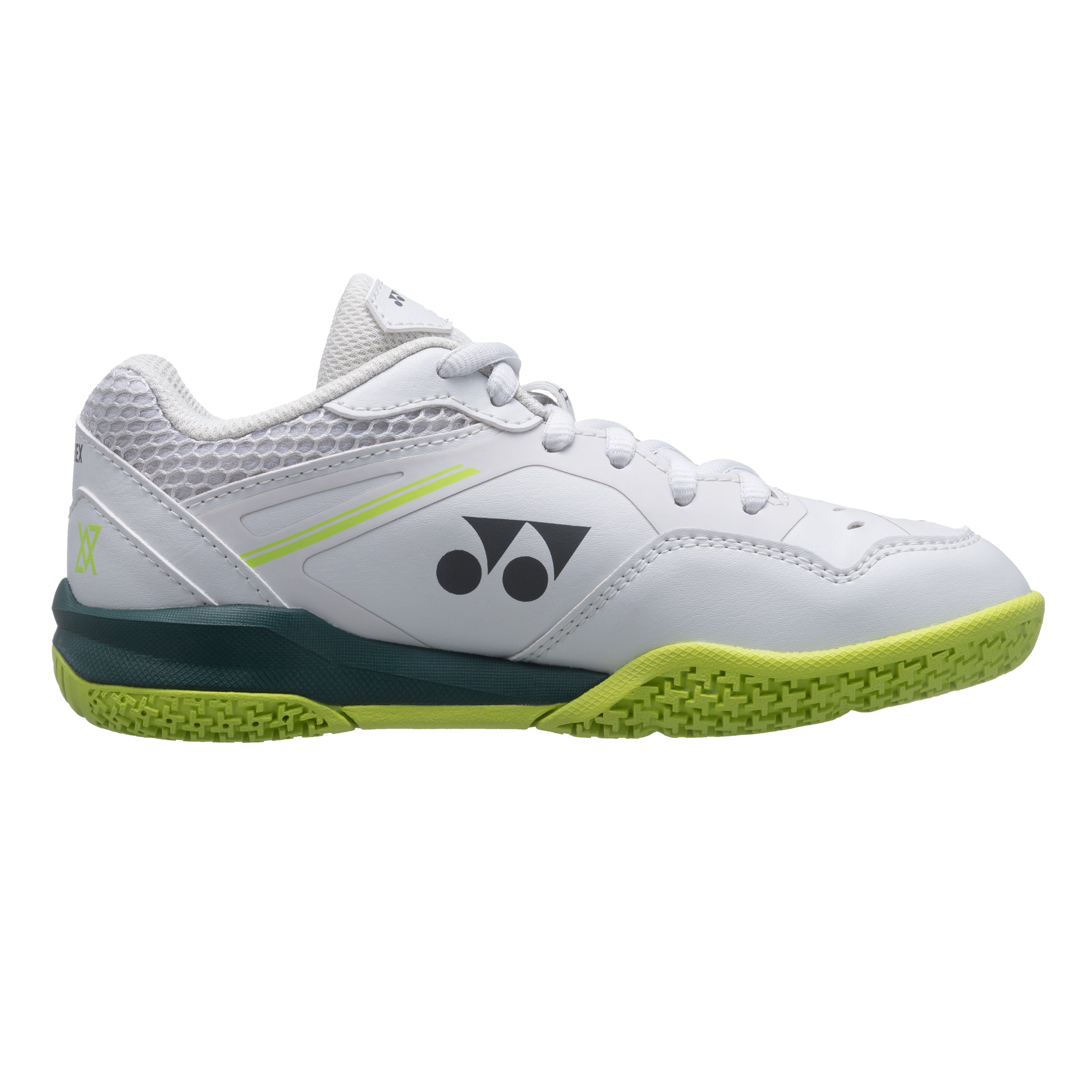 Yonex Power Cushion 65JR Badminton Shoes Junior - White/Lime - VA - Viktor Axelsen Collection - SHBVAJR
