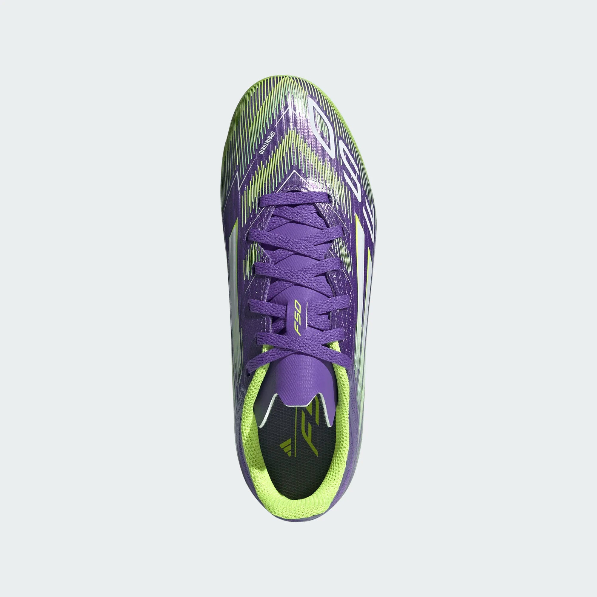 Adidas F50 League FG/MG Shoes Junior - Purple/White/Lemon shoes Adidas