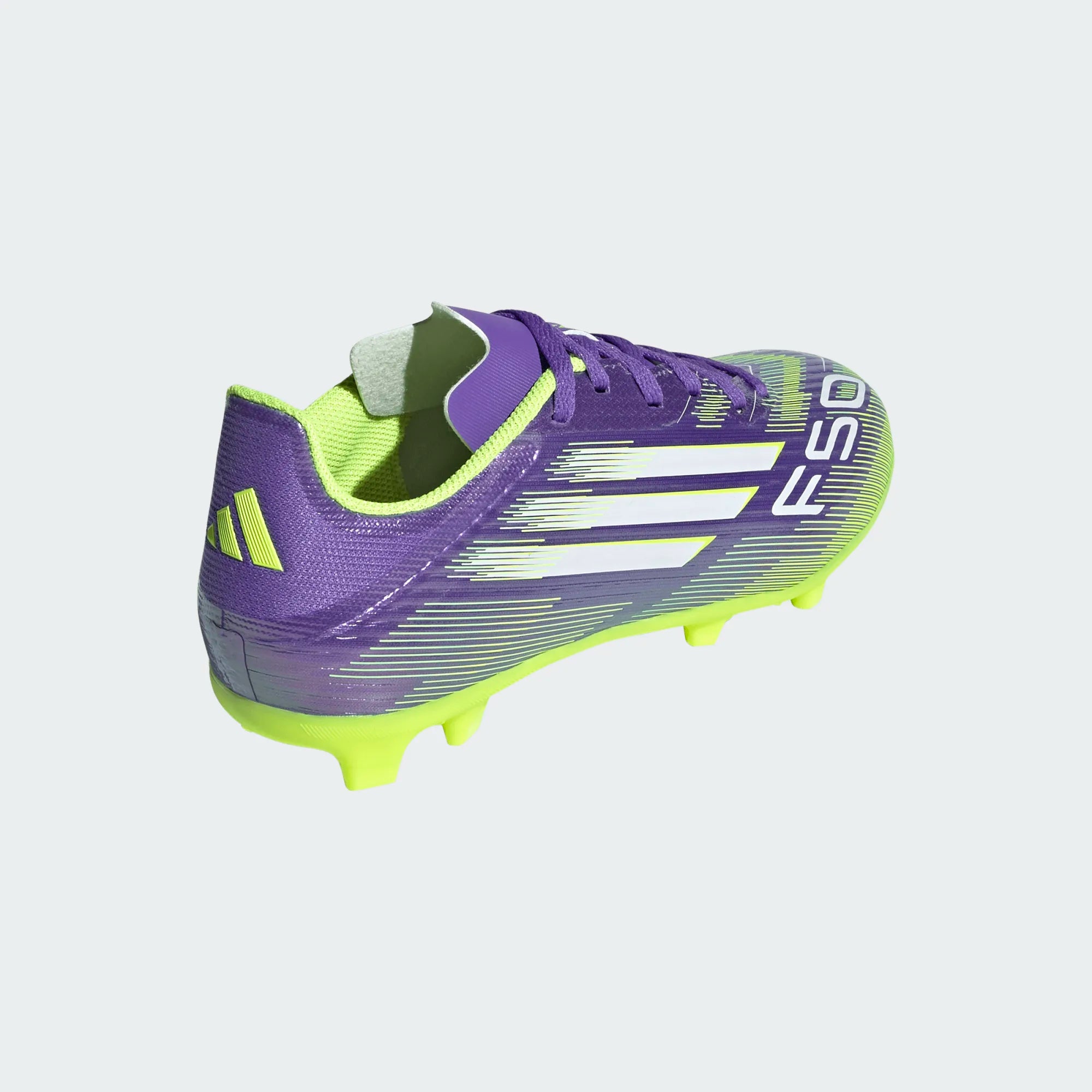 Adidas F50 League FG/MG Shoes Junior - Purple/White/Lemon shoes Adidas
