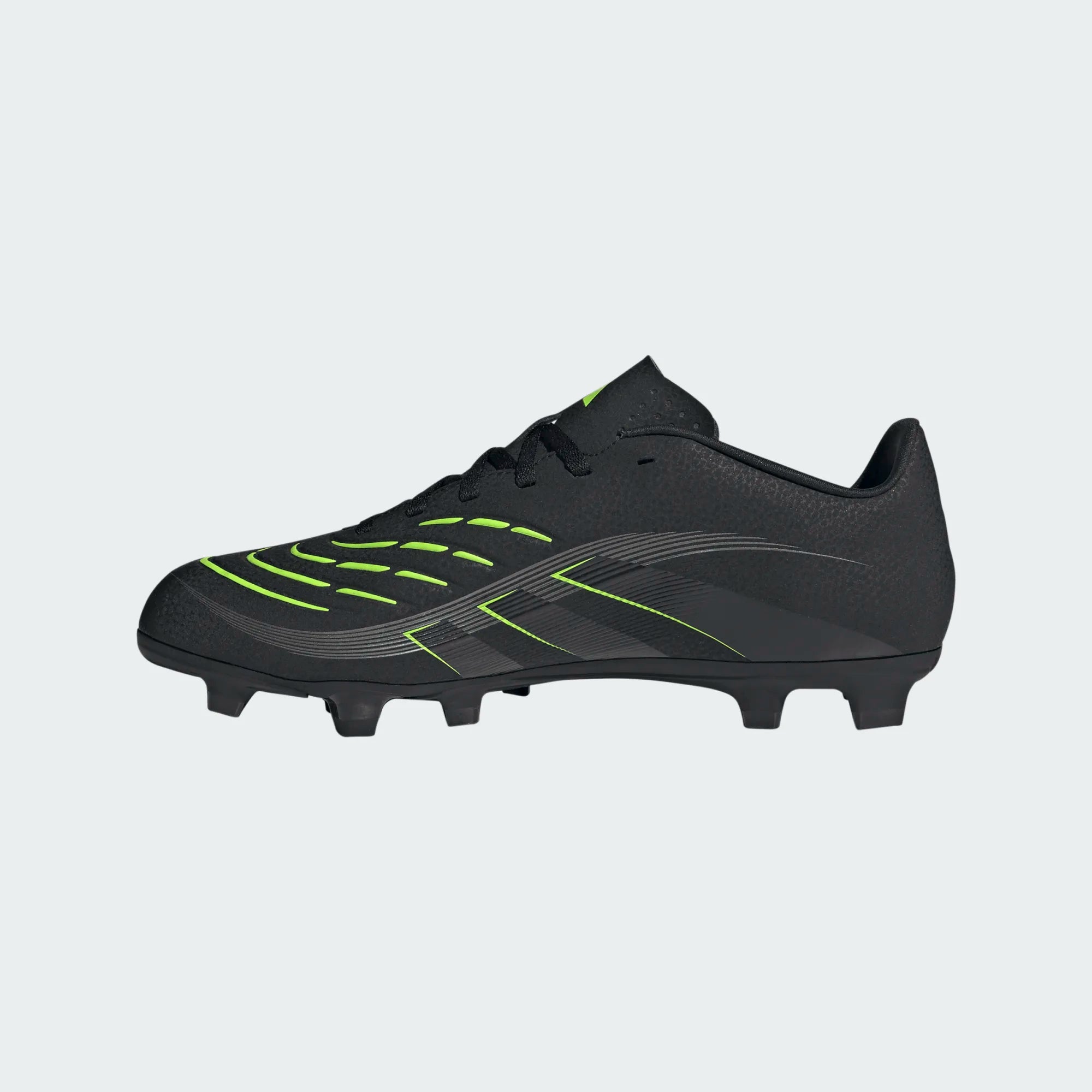 Adidas Predator Club FG/MG Football Shoe Unisex - Black/Lemon shoes Adidas