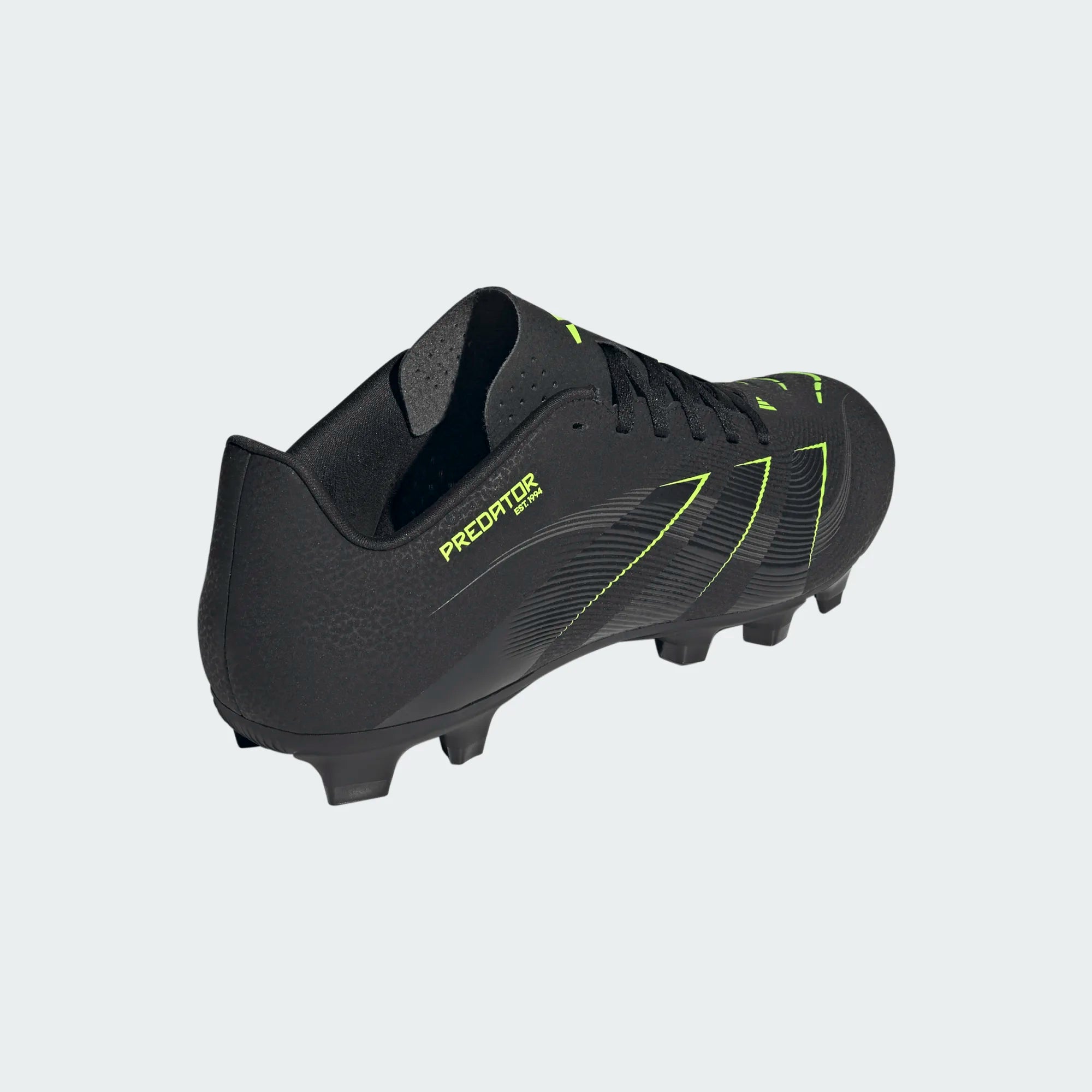 Adidas Predator Club FG/MG Football Shoe Unisex - Black/Lemon shoes Adidas