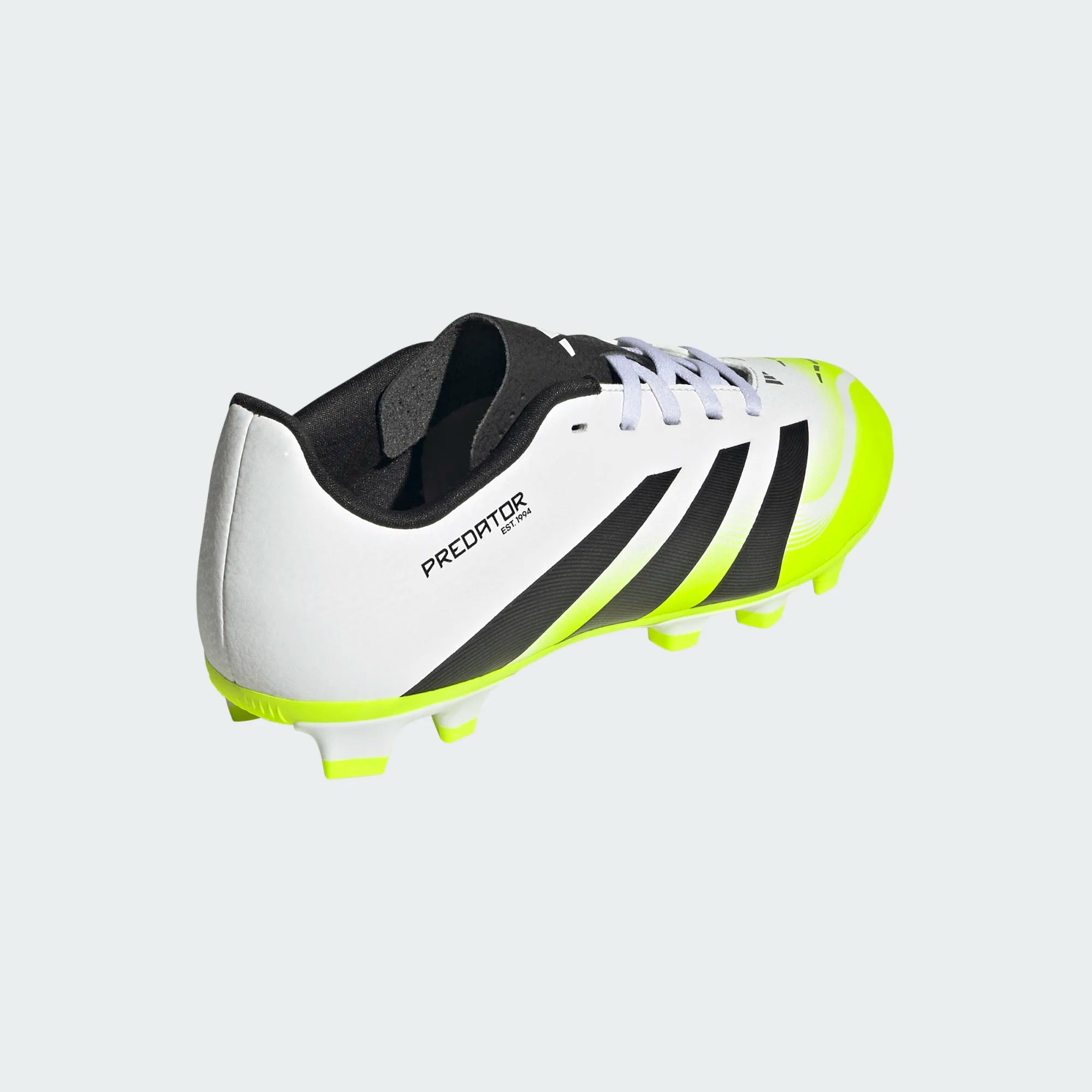 Adidas Predator Club FG/MG Shoe Junior - White/Black/Lemon shoes Adidas
