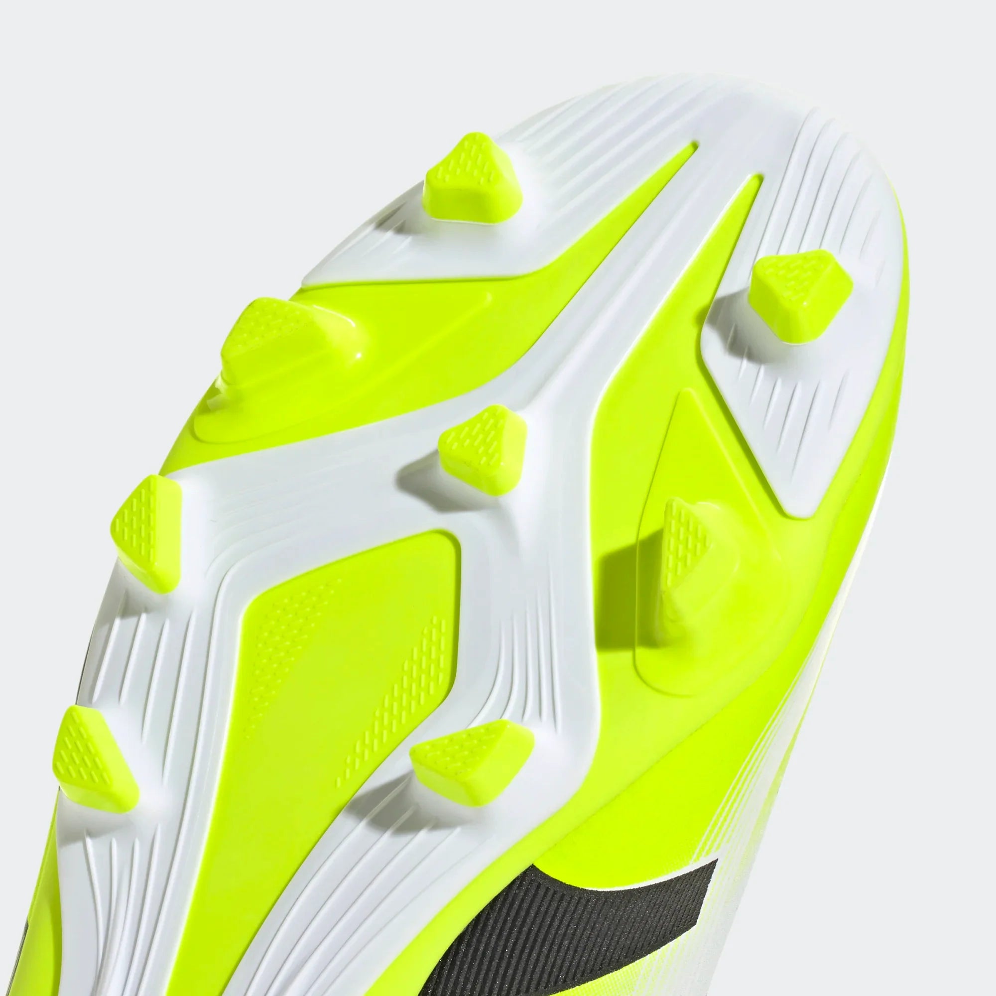 Adidas Predator Club FG/MG Shoe Junior - White/Black/Lemon shoes Adidas