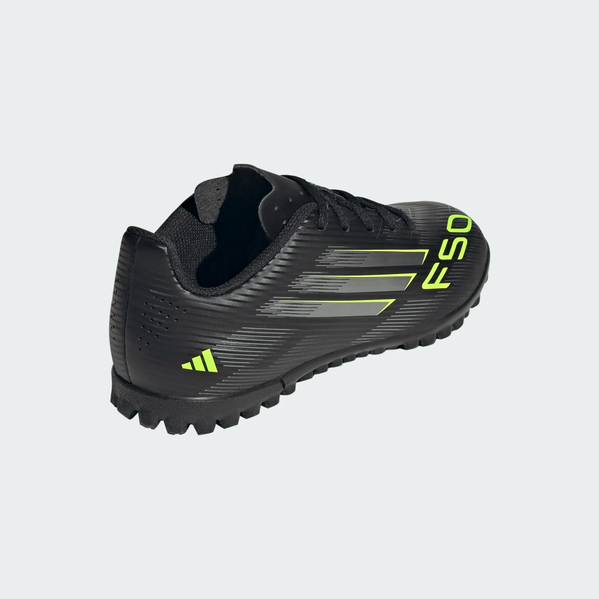Adidas F50 Club TF Football Shoe Junior - Black/Lemon shoes Adidas