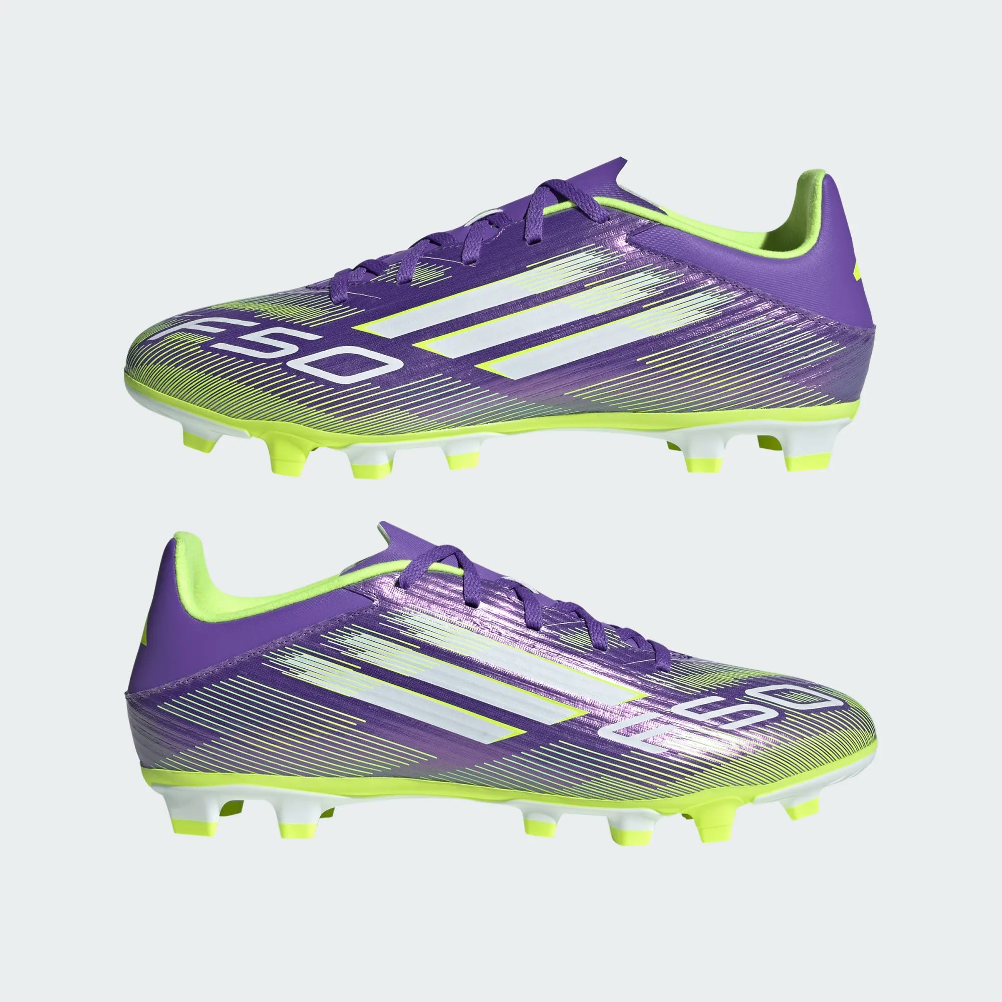 Adidas F50 Club FG/MG Football Boots - Purple shoes Adidas