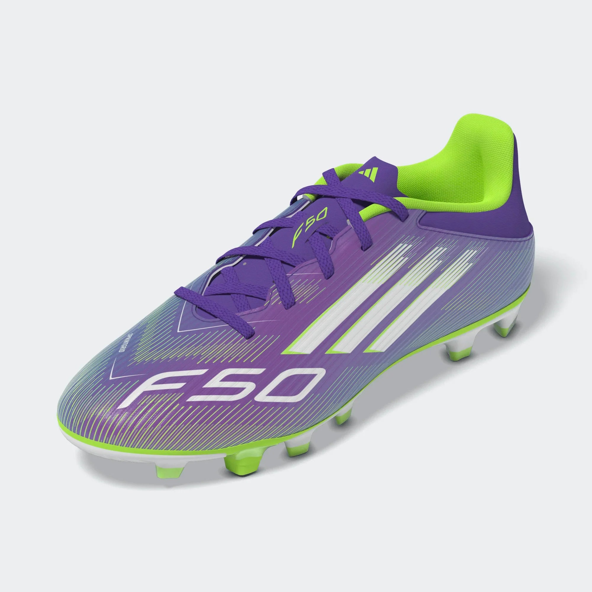 Adidas F50 Club FG/MG Football Boots - Purple shoes Adidas