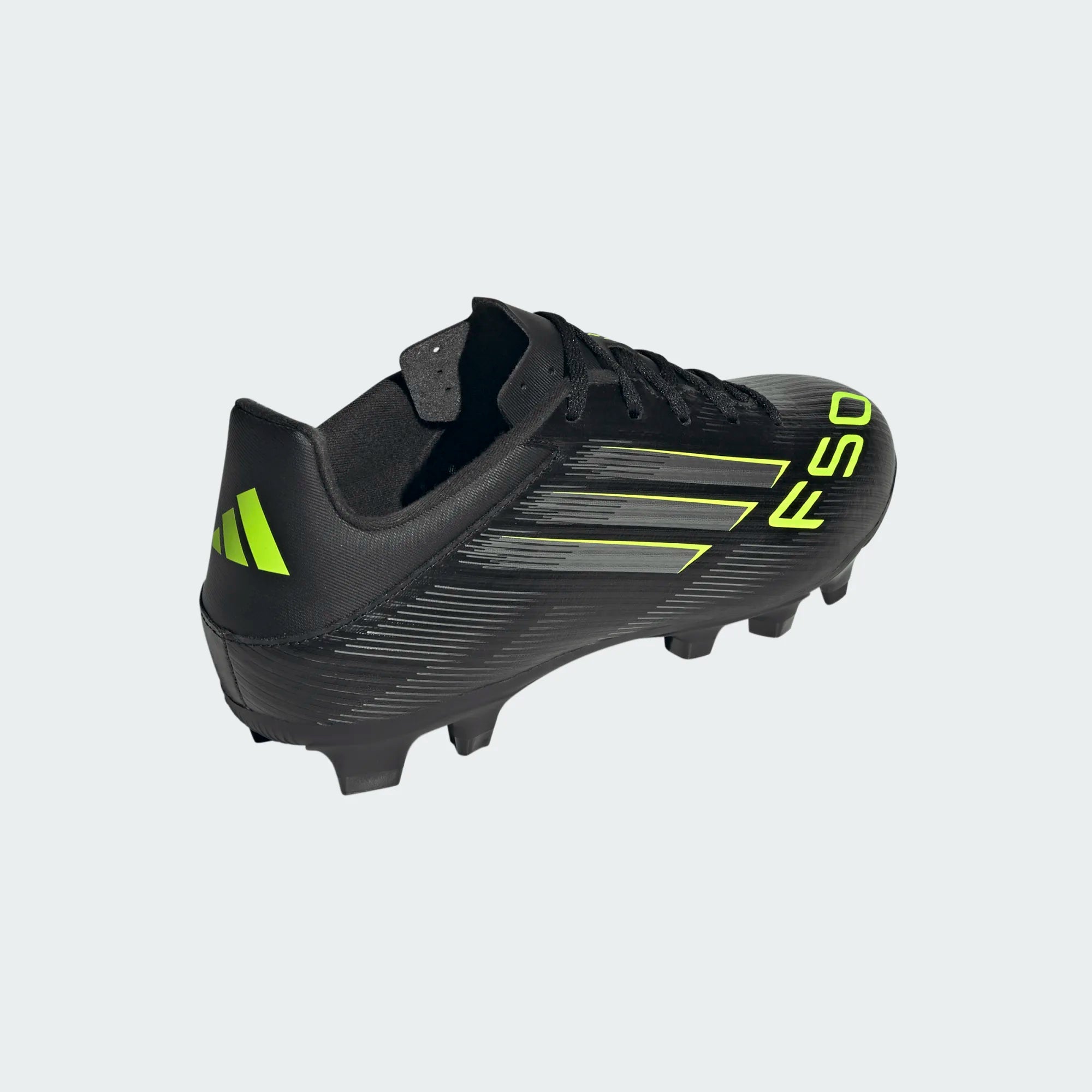 Adidas F50 Club FG/MG Football Shoe Unisex - Black/Lemon shoes Adidas