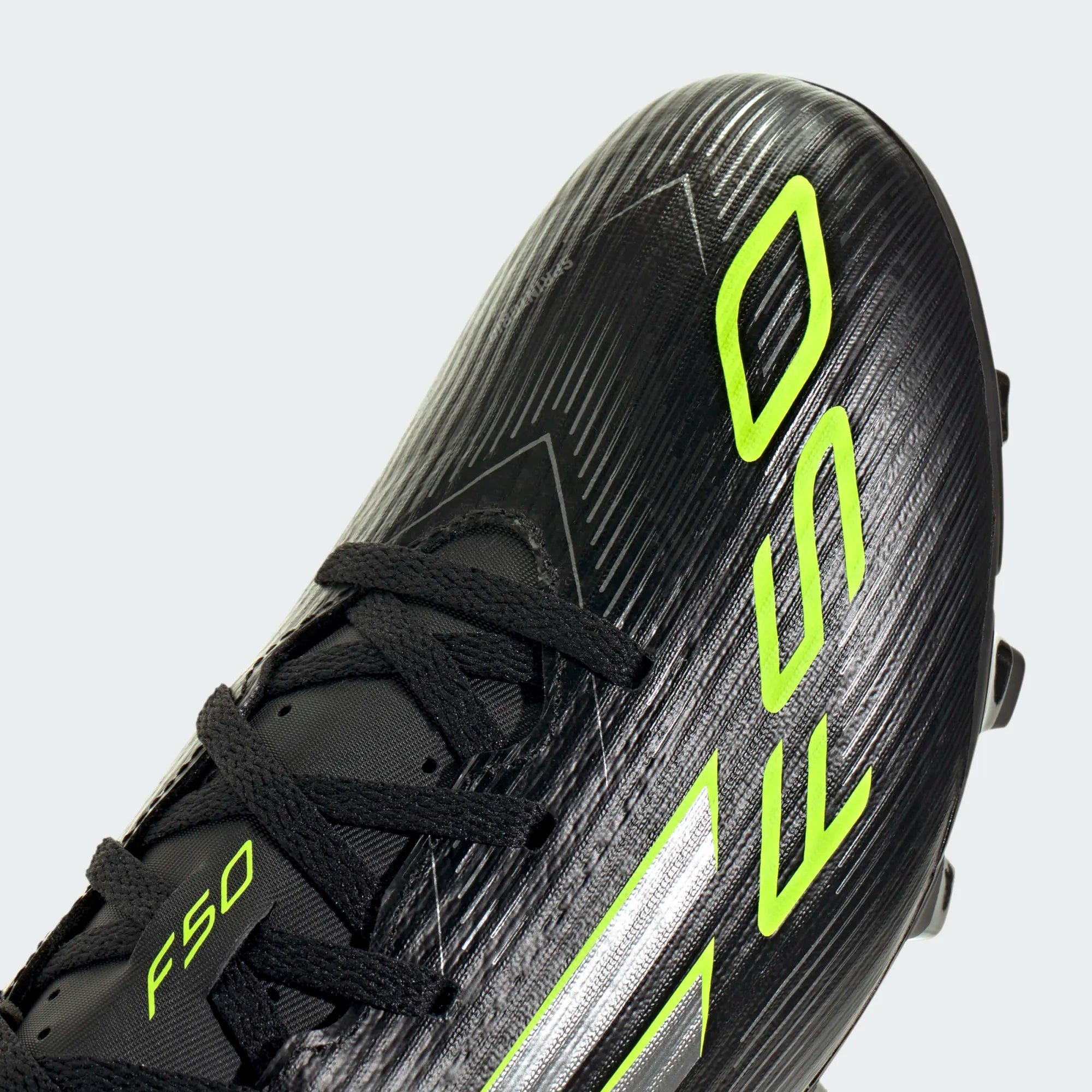 Adidas F50 Club FG/MG Football Shoe Unisex - Black/Lemon shoes Adidas