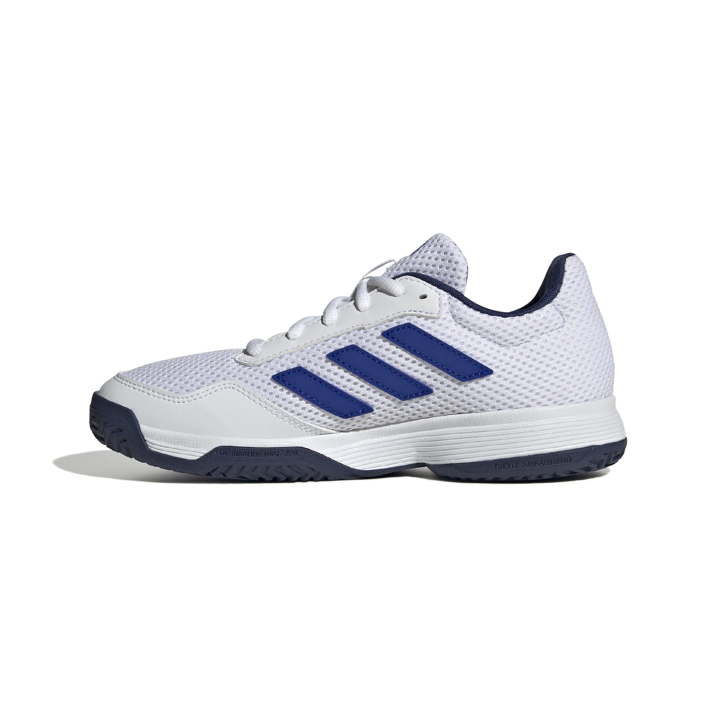Adidas Gamespec Tennis Shoes Junior - White/Blue Tennis Shoes Adidas
