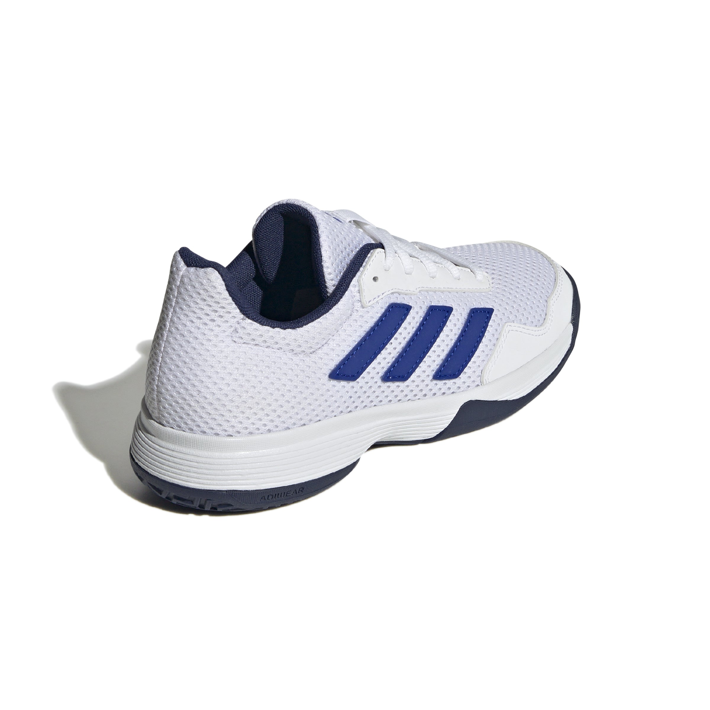Adidas Gamespec Tennis Shoes Junior - White/Blue Tennis Shoes Adidas