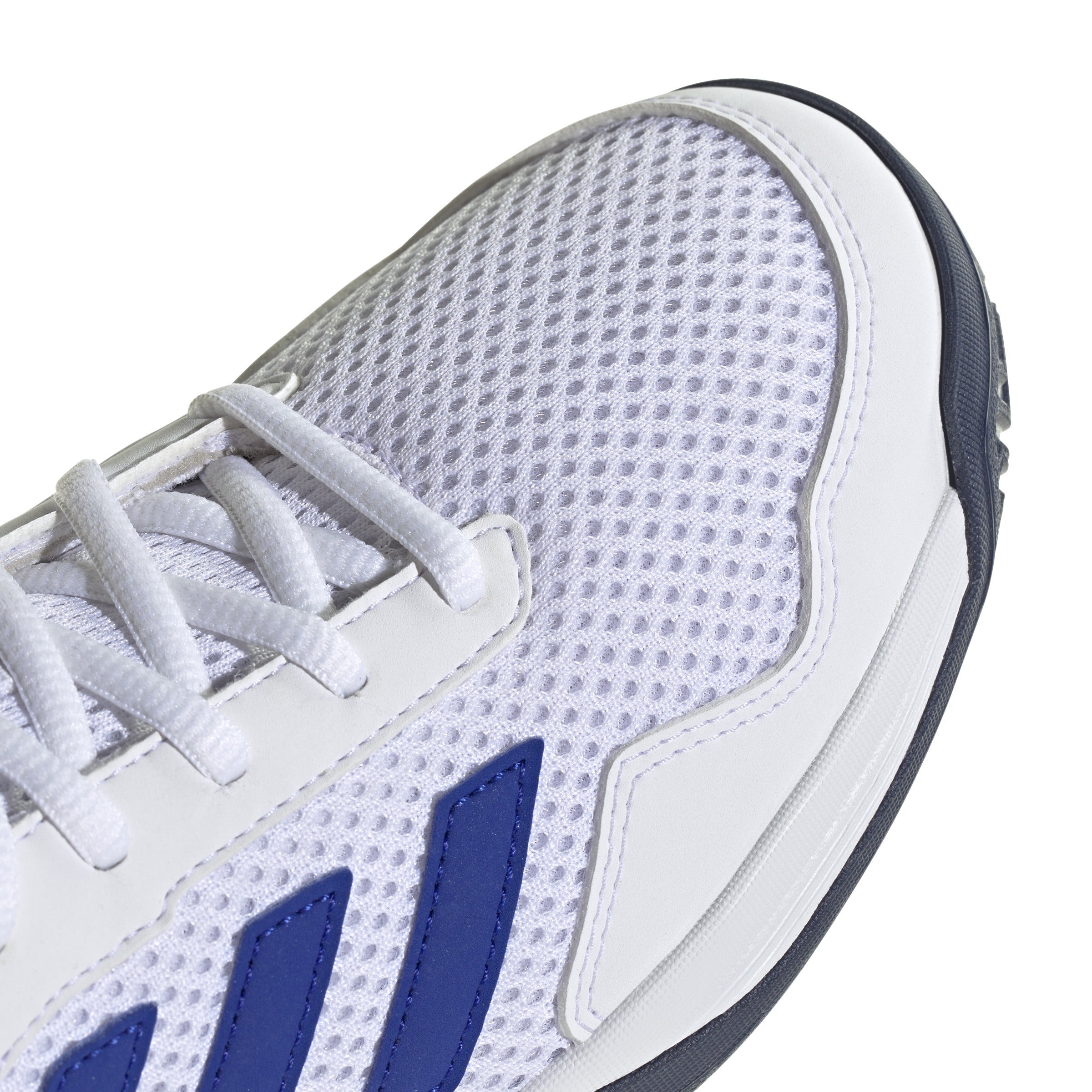 Adidas Gamespec Tennis Shoes Junior - White/Blue Tennis Shoes Adidas