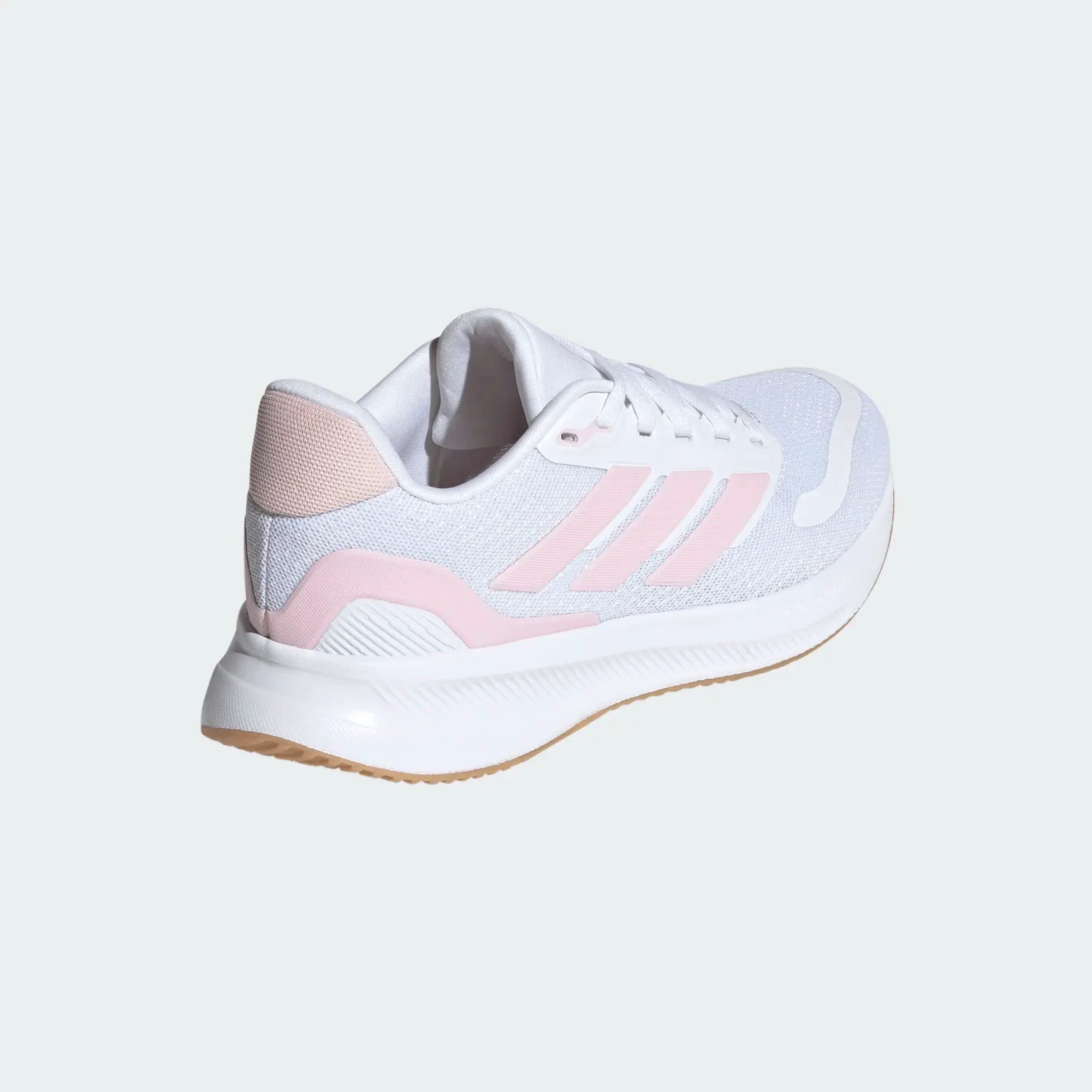Adidas Runfalcon 5 Running Shoes Junior - White/Pink Running Shoes Adidas