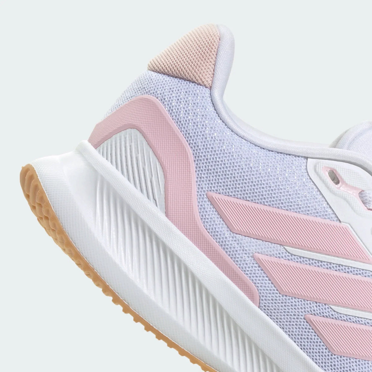Adidas Runfalcon 5 Running Shoes Junior, White/Pink, packaging view