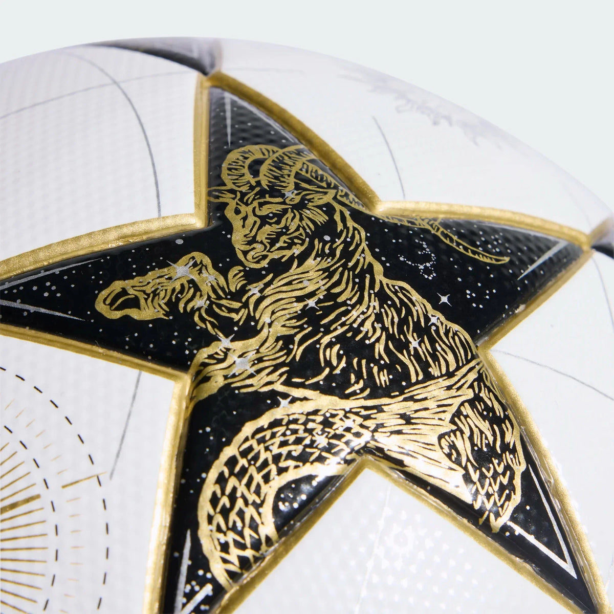 Adidas UCL League Football (JZ9995) - White/Black/Gold Footballs Adidas
