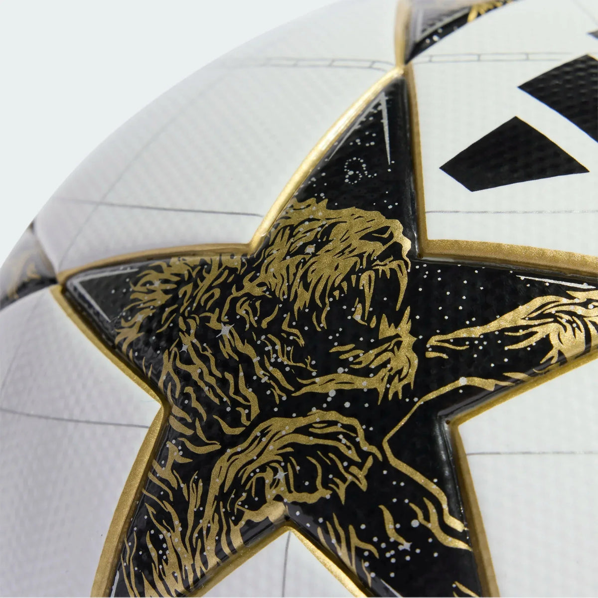 Adidas UCL League Football (JZ9995) - White/Black/Gold Footballs Adidas