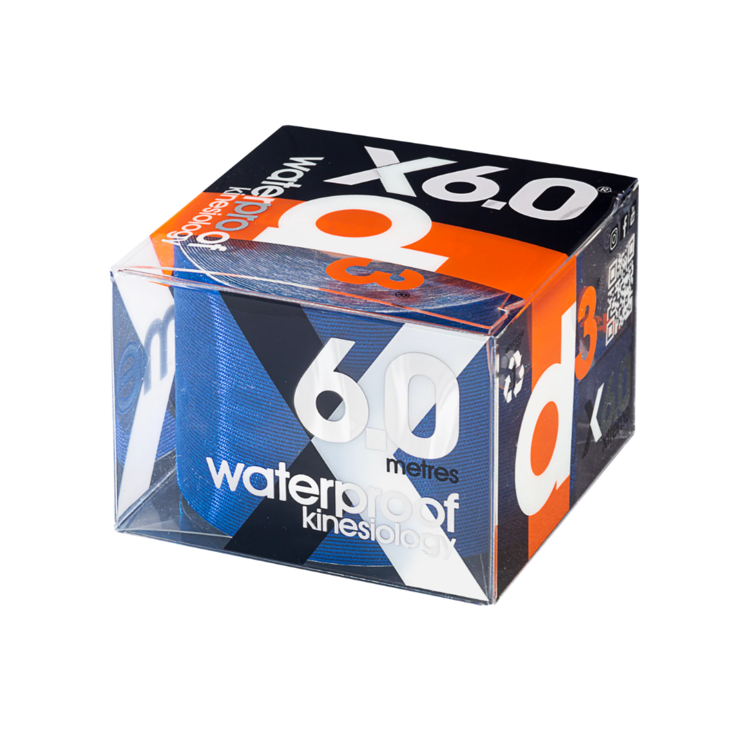 D3 X6.0 Xtreme Kinesiology Tape Blue 50mm x 6m Medical Tape & Bandages D3