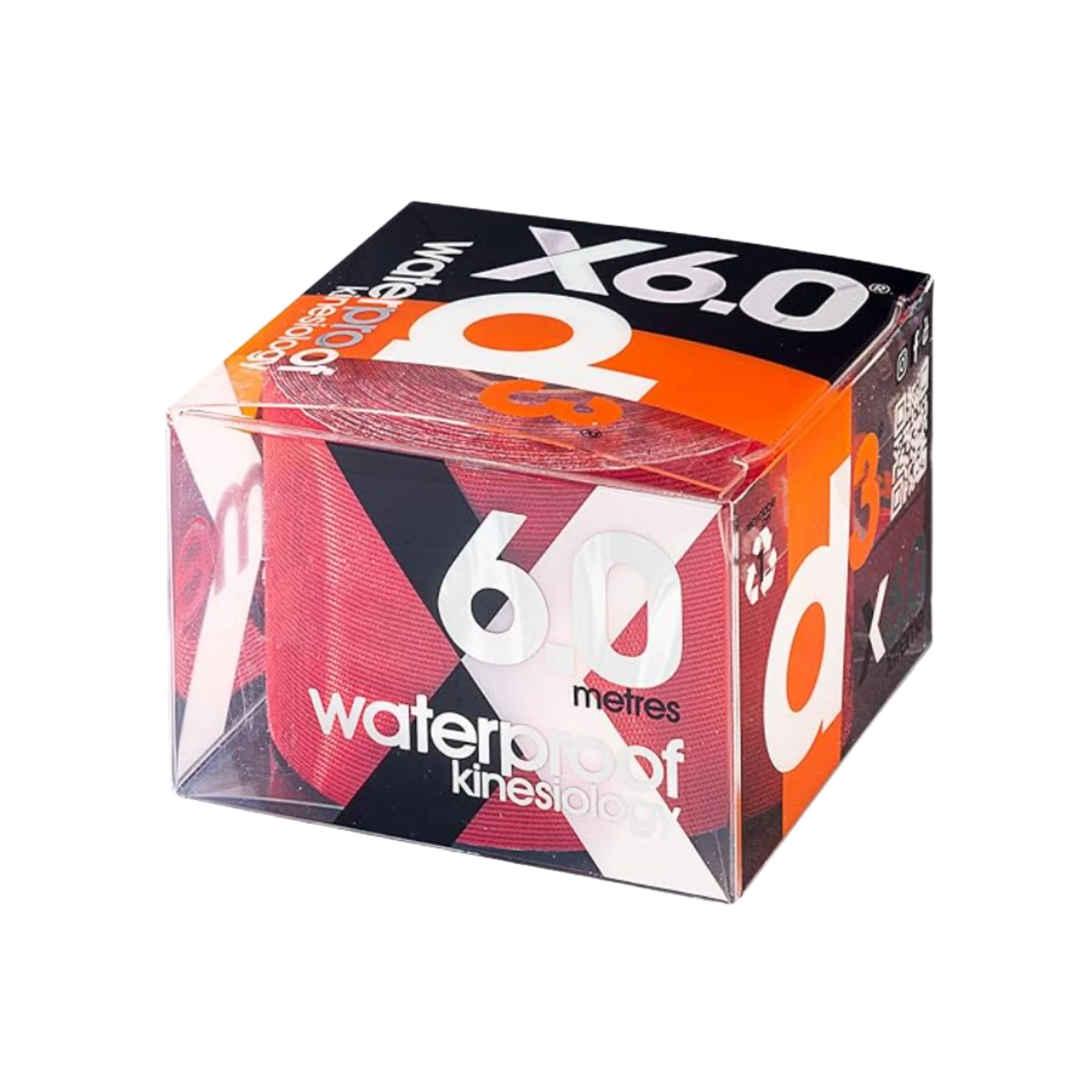 D3 X6.0 Xtreme Waterproof Kinesiology Tape (assorted Colours inside) Red 50mm x 6m Medical Tape & Bandages D3