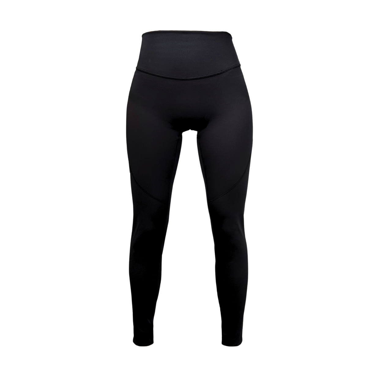 Yonex YL2024 Womens Leggings, Black, back view